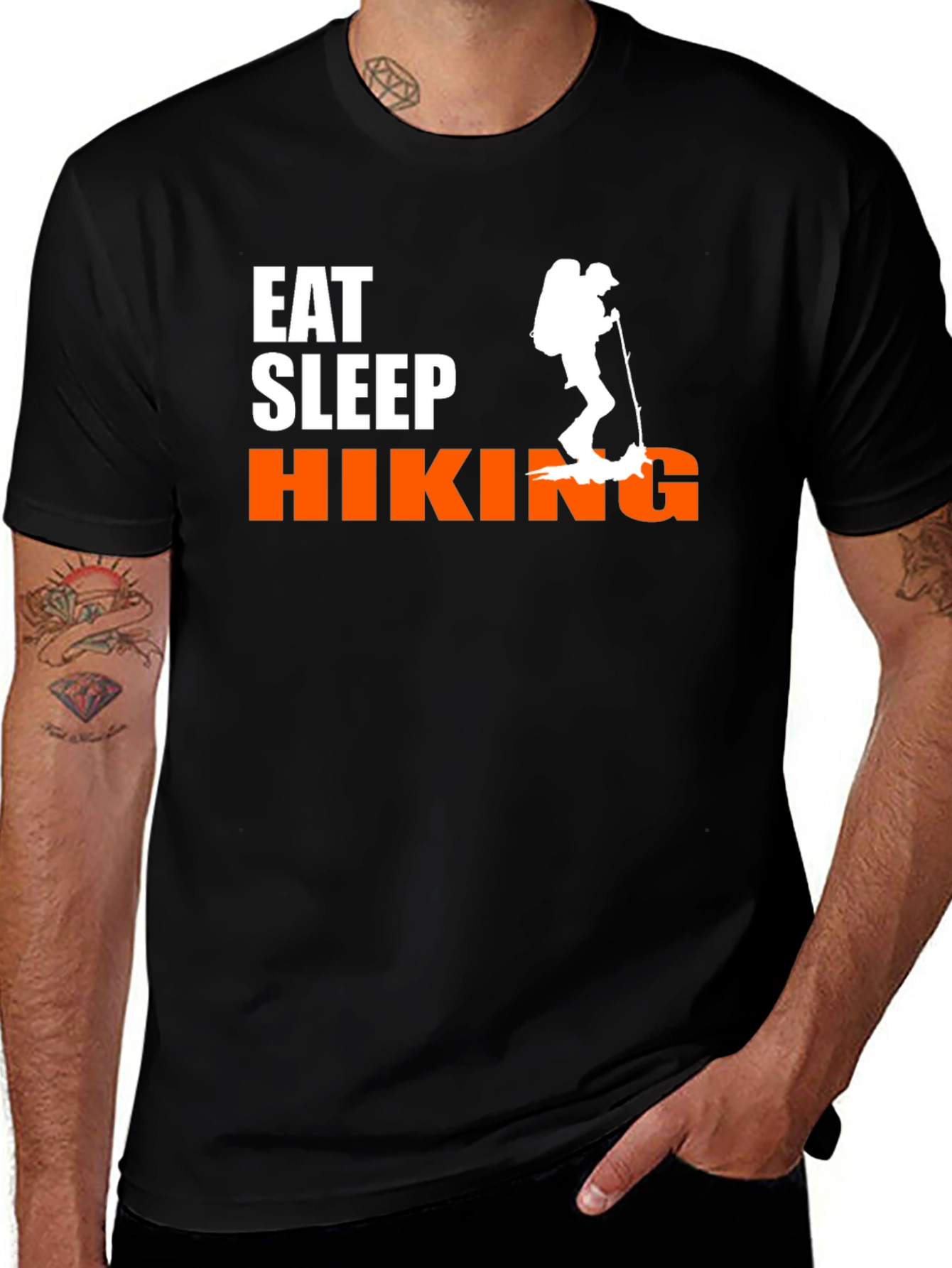 Variant 16 of Eat Sleep Hiking T-Shirt