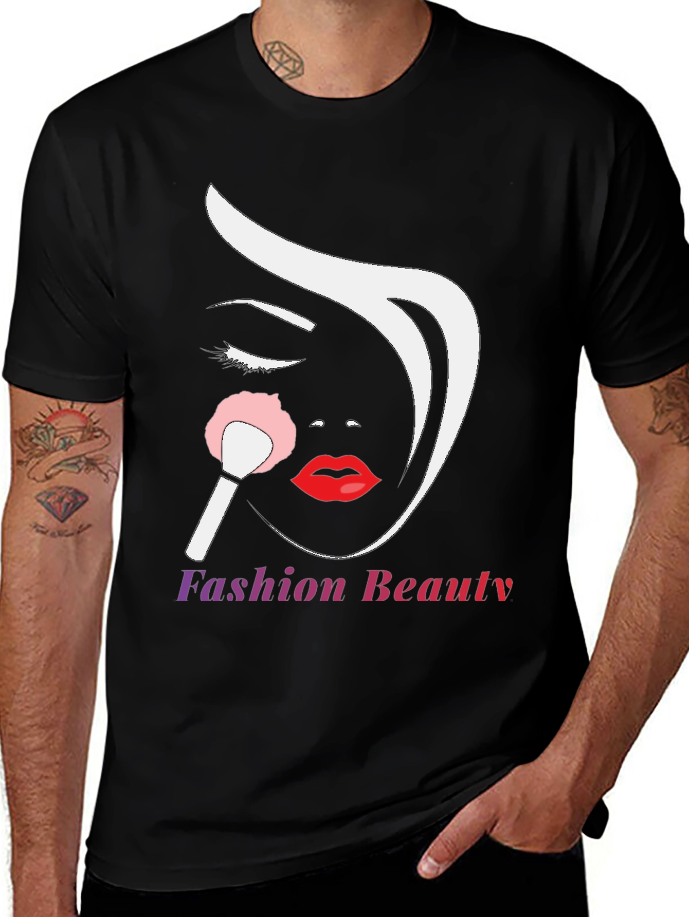Variant 27 of Fashion Beauty T-Shirt - Stylish Graphic Tee for Women