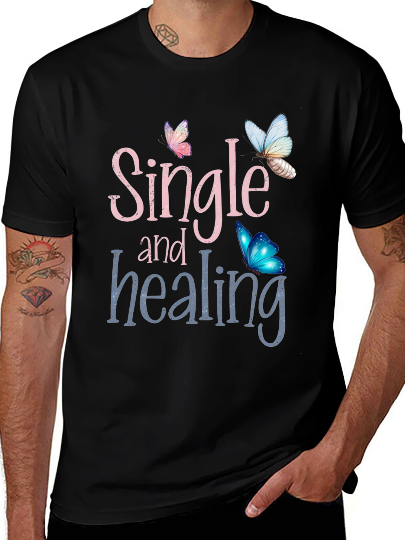 Variant 13 of Single and Healing Graphic T-Shirt