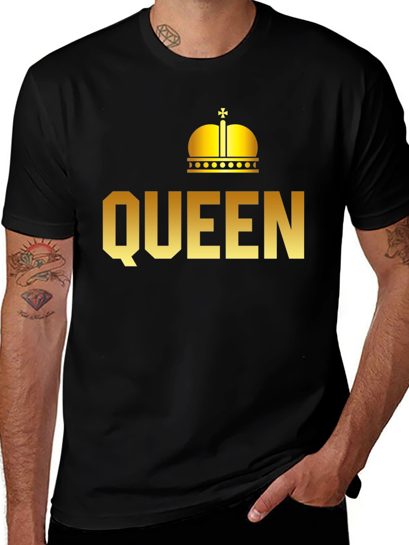 Variant 2 of Queen Crown Graphic Print T-Shirt