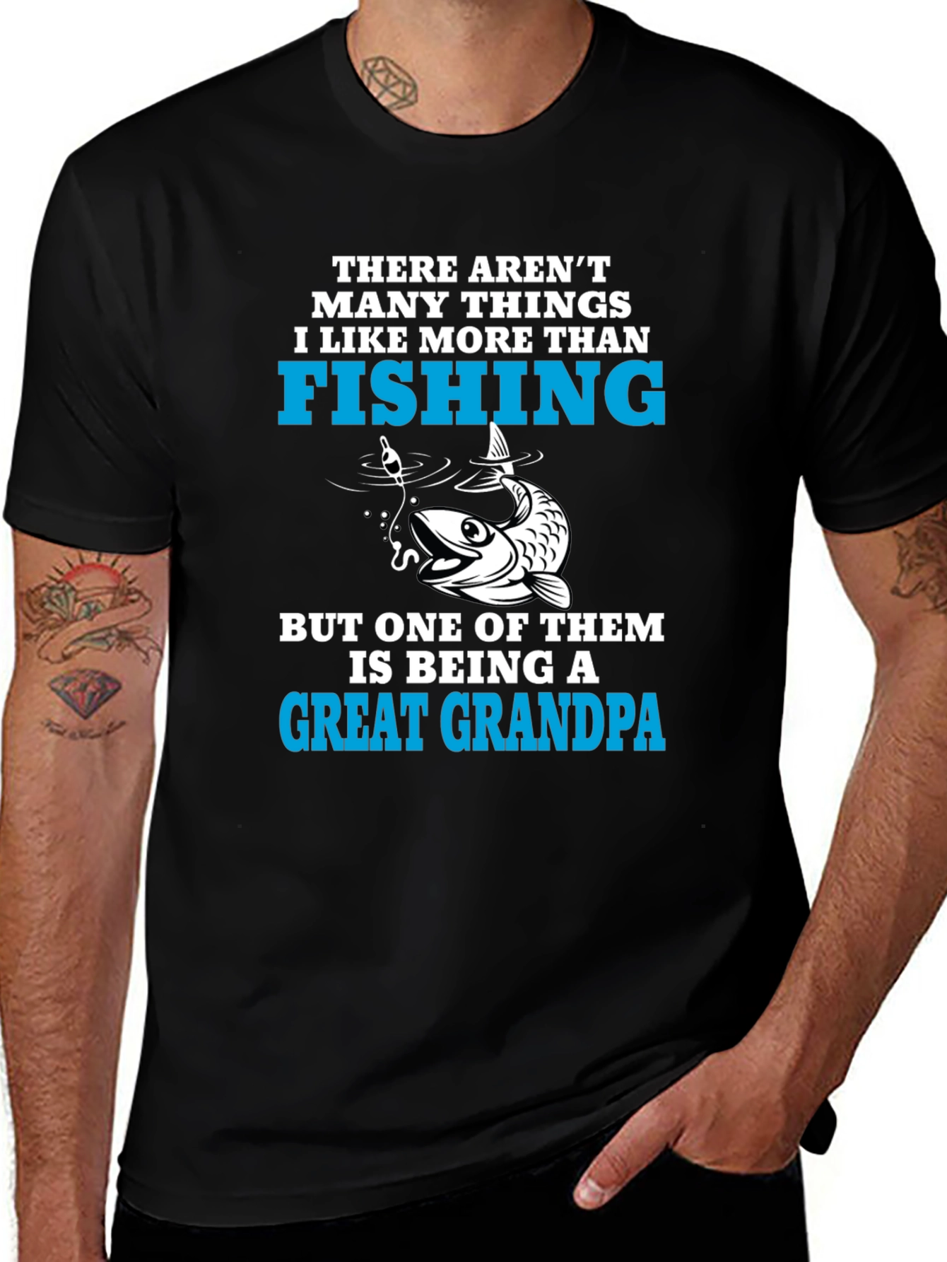 Variant 20 of Fishing Great Grandpa T-Shirt