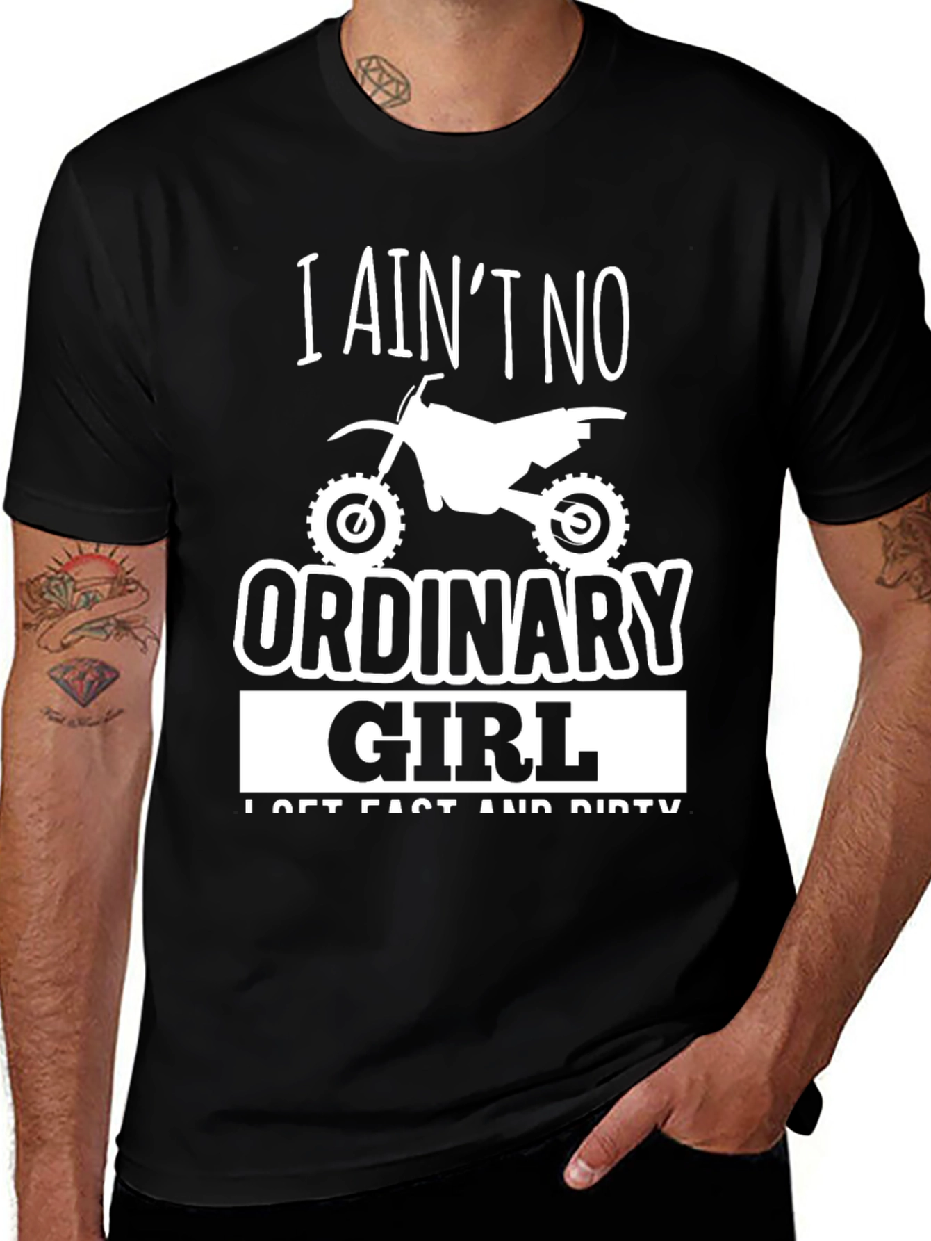 I Ain't No Ordinary Girl T-Shirt - Motorcycle Lover
