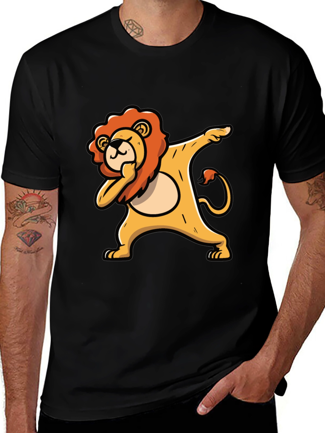 Variant 10 of Lion Dab Dance Graphic T-Shirt