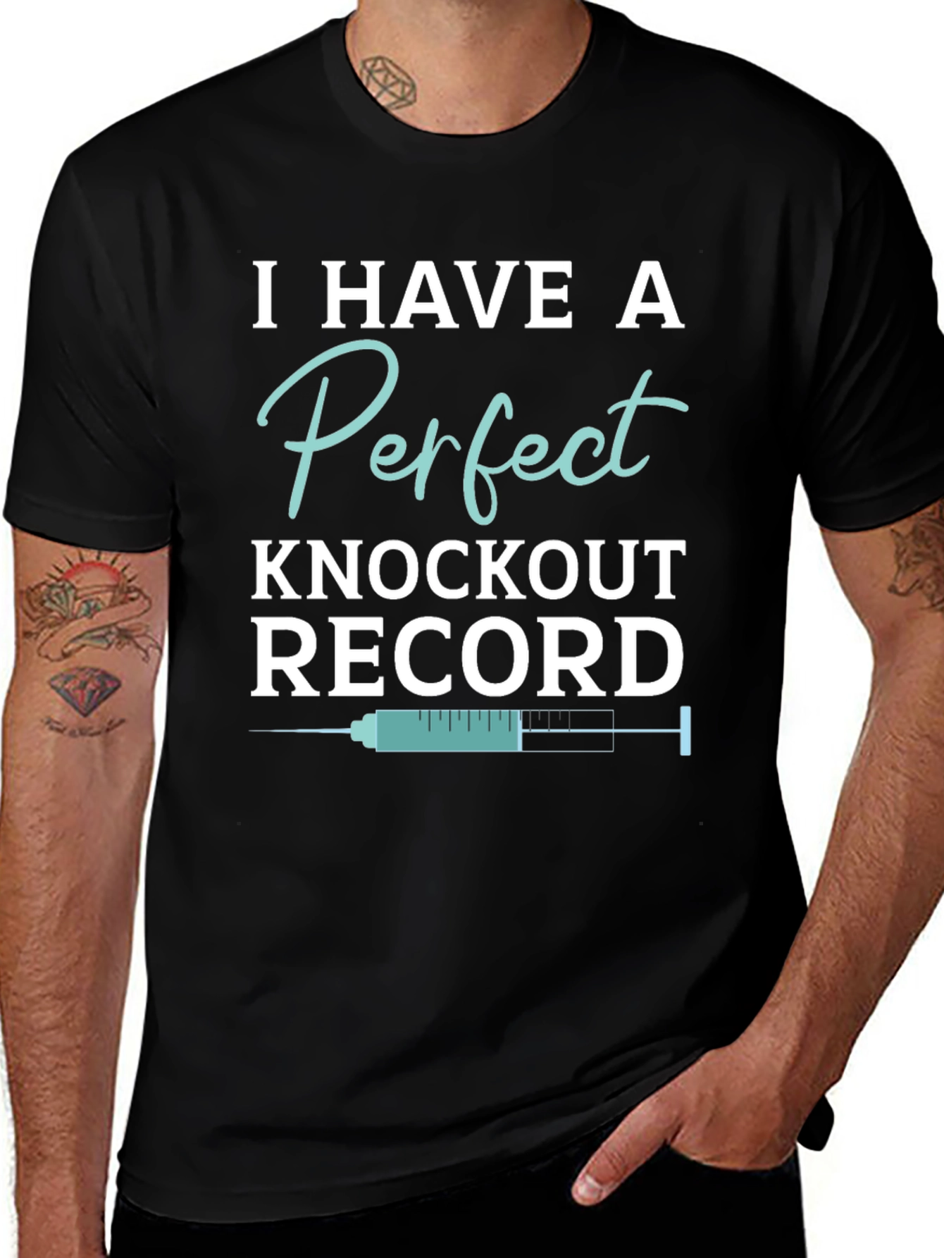 Variant 7 of Perfect Knockout Record T-Shirt
