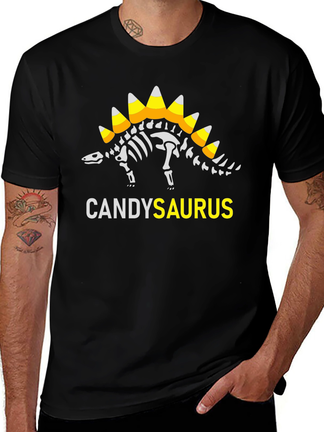 CandySaurus T-Shirt - Halloween Dinosaur Tee