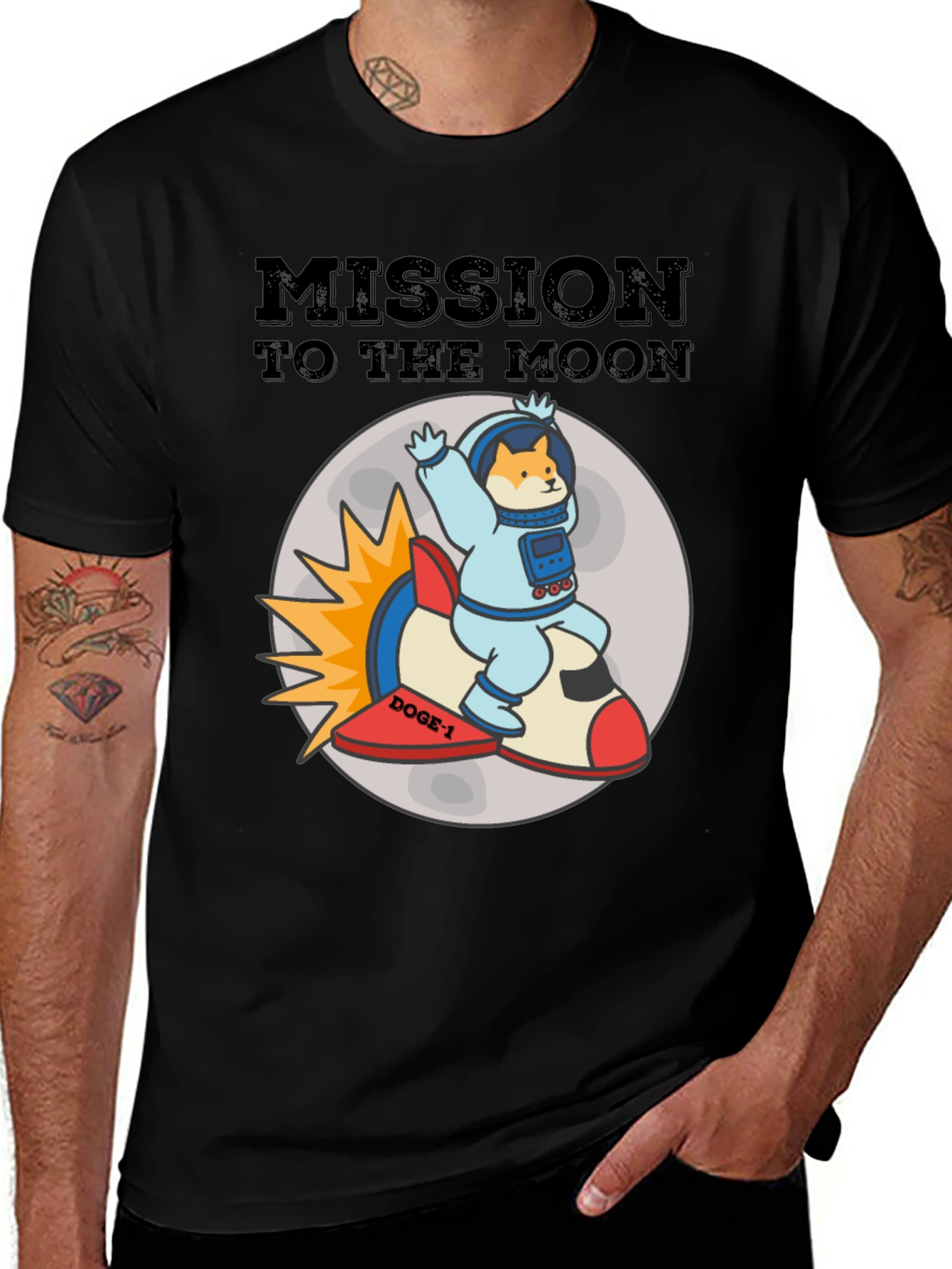 Mission To The Moon Doge T-Shirt