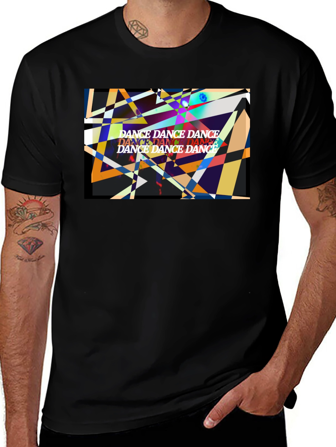 Variant 11 of Abstract Dance T-Shirt - Stylish Graphic Tee
