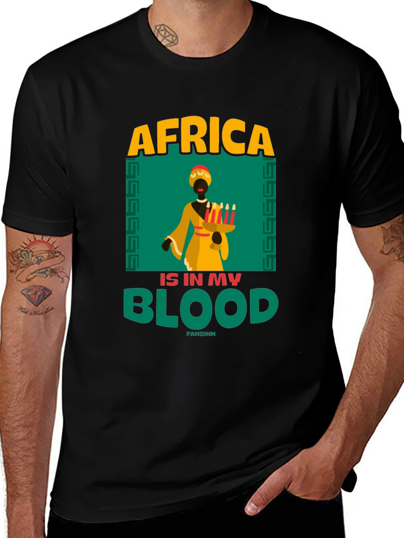 Africa Is In My Blood Graphic T-Shirt