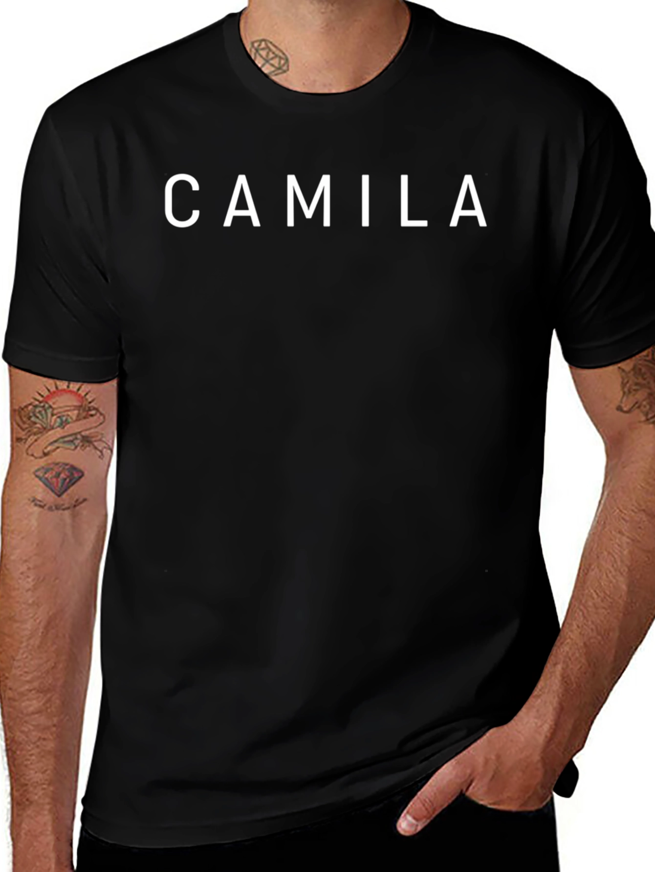 Camila Graphic Tee - Soft Cotton Casual Wear