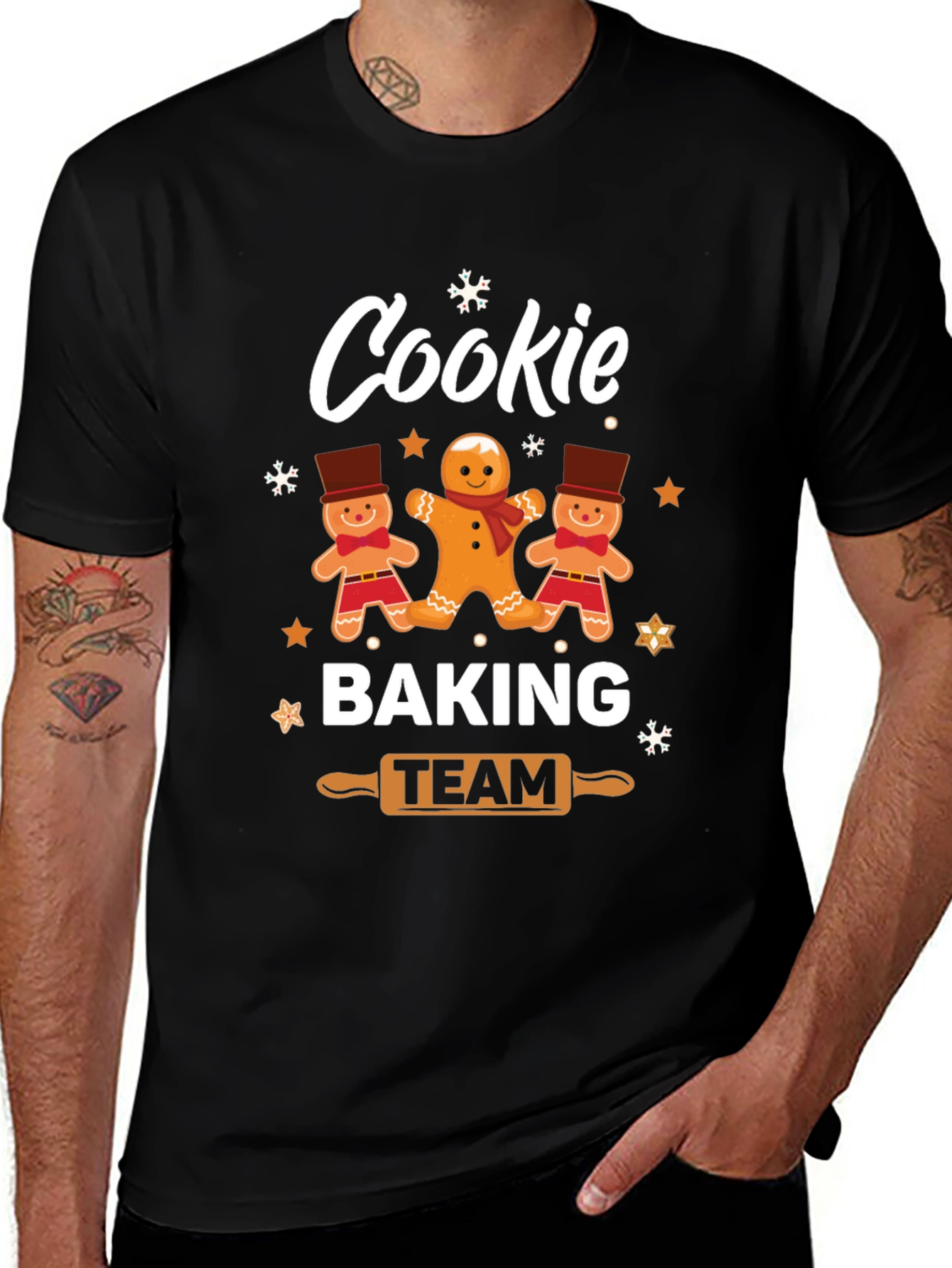 Variant 22 of Cookie Baking Team Christmas Holiday T-Shirt