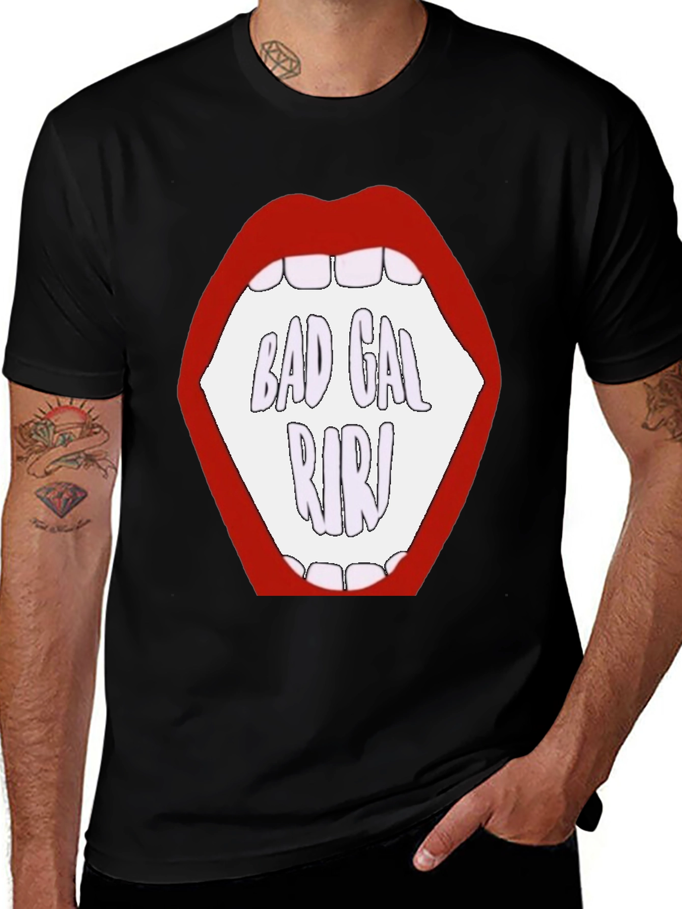 Variant 7 of Bad Gal Riri Graphic Tee - Crew Neck Unisex T-Shirt