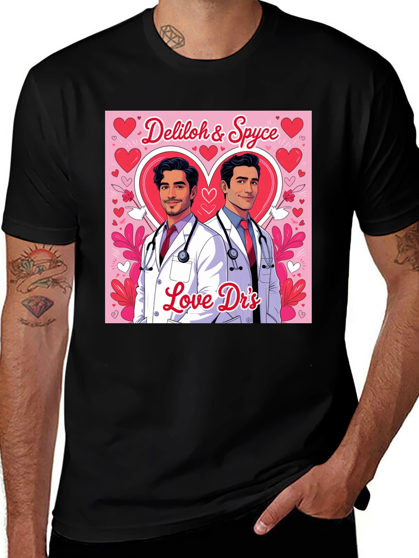 Variant 4 of Love Drs T-Shirt - Valentine's Day Gift
