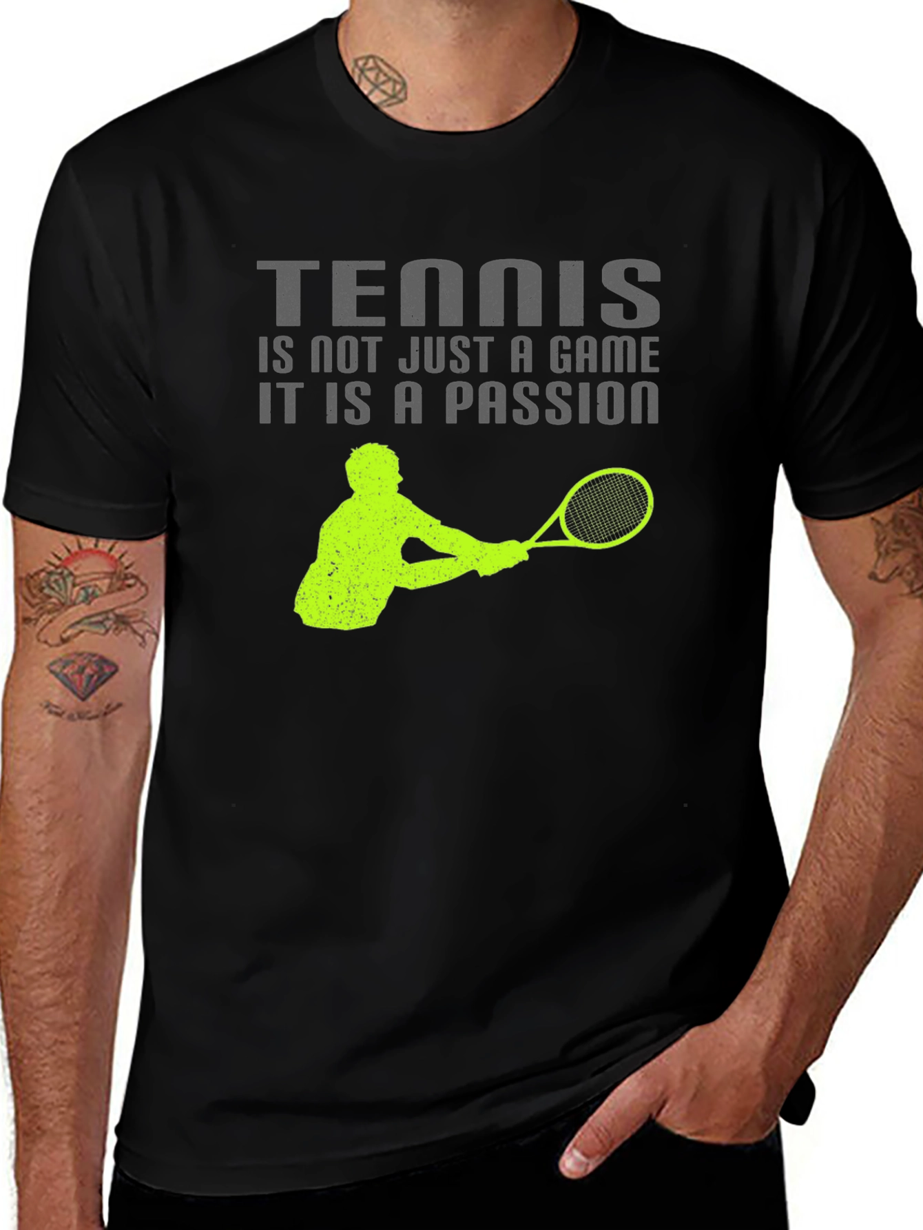 Variant 11 of Tennis Passion T-Shirt - Game Lover Tee