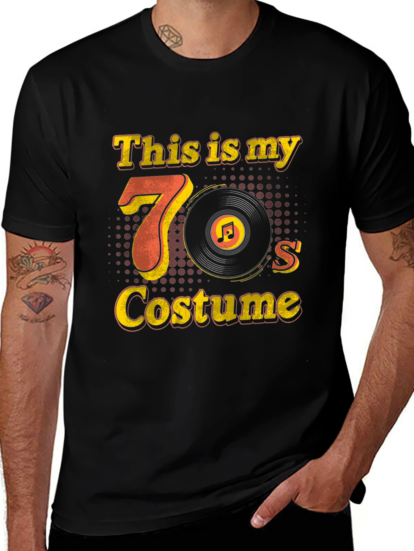 Variant 28 of Retro '70s Costume T-Shirt - Vintage Style