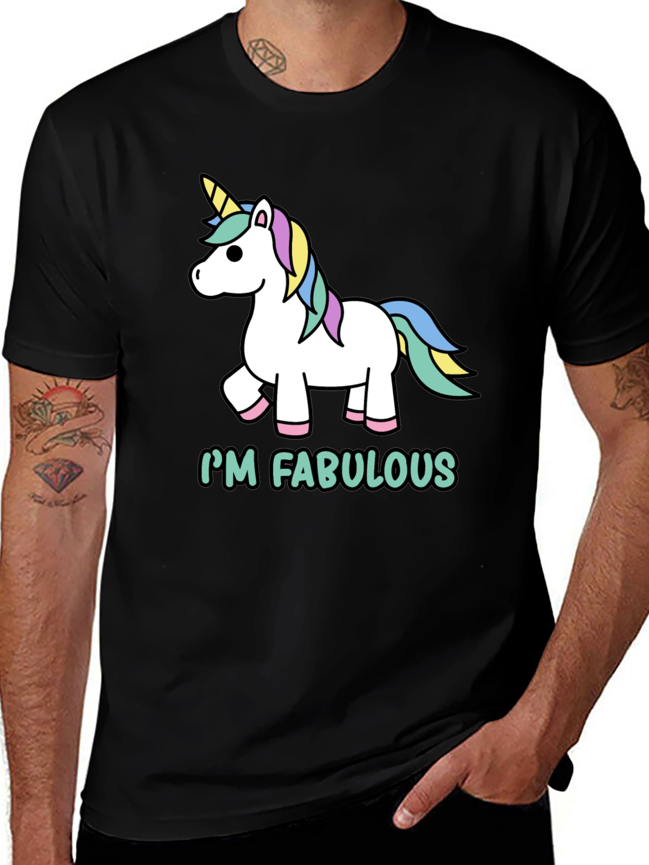 I'm Fabulous Unicorn Graphic T-Shirt