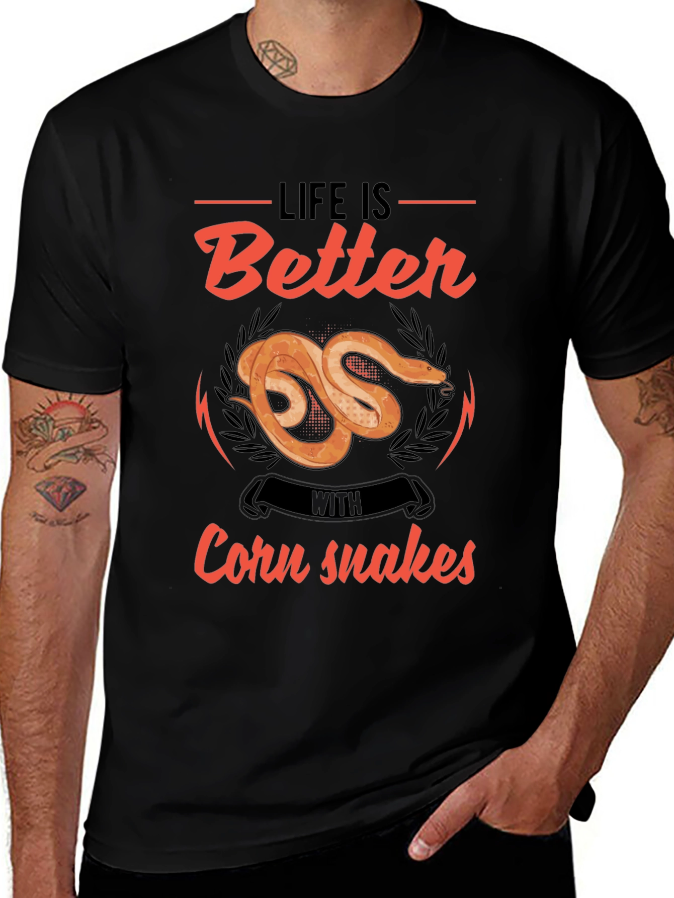Life is Better with Corn Snakes T-Shirt