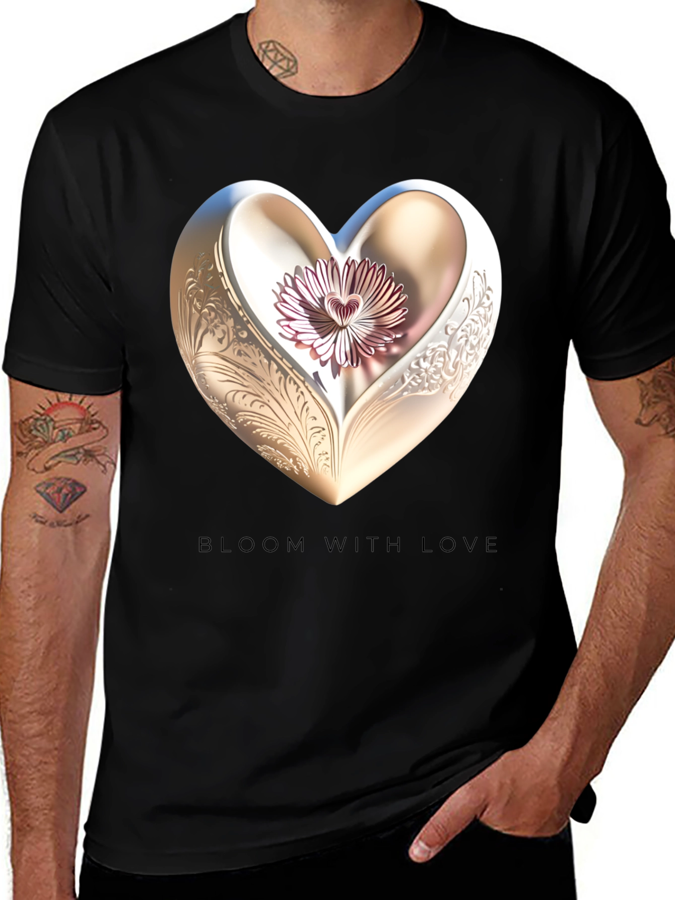 Variant 28 of Bloom With Love Graphic Tee