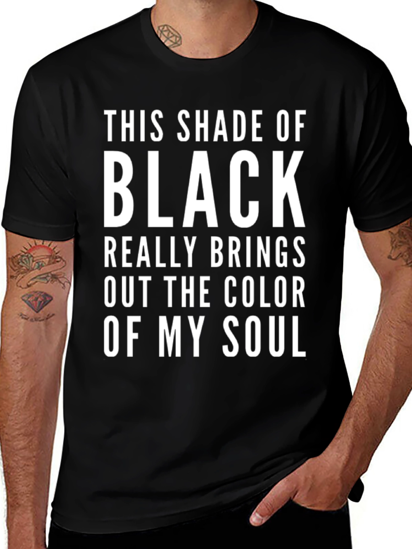 Variant 13 of This Shade of Black Soul T-Shirt