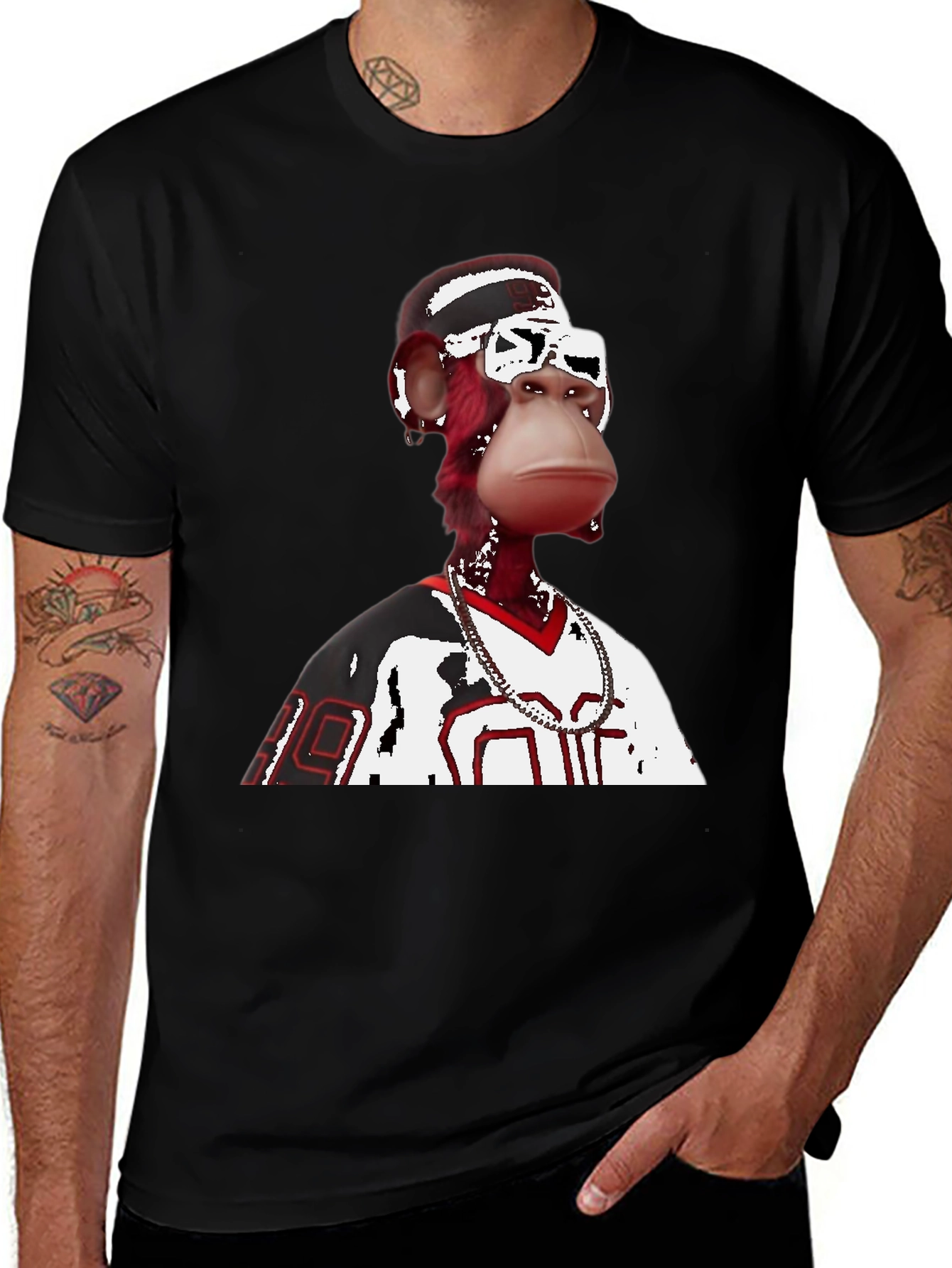 Bored Ape Black T-Shirt - Unique Graphic Tee