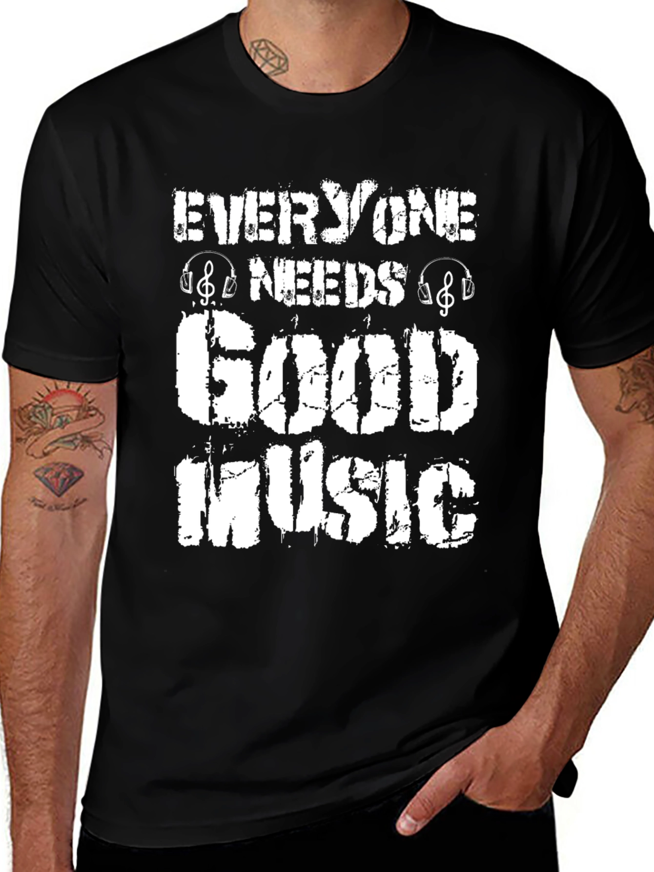 Variant 22 of Everyone Needs Good Music Graphic Tee