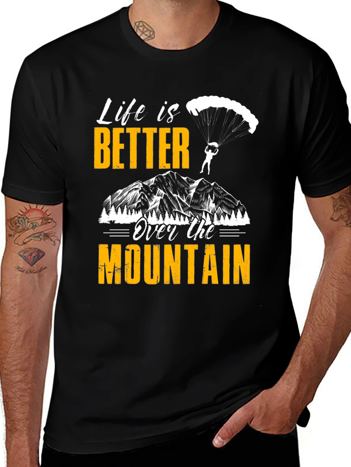 Variant 13 of Life is Better Over the Mountain T-Shirt