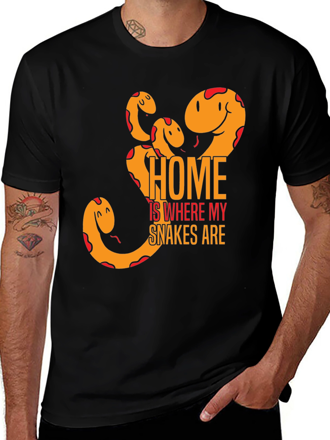 Variant 14 of Home Is Where My Snakes Are T-Shirt