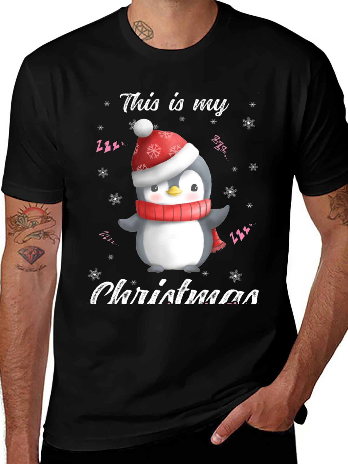 Variant 22 of Christmas Penguin T-Shirt
