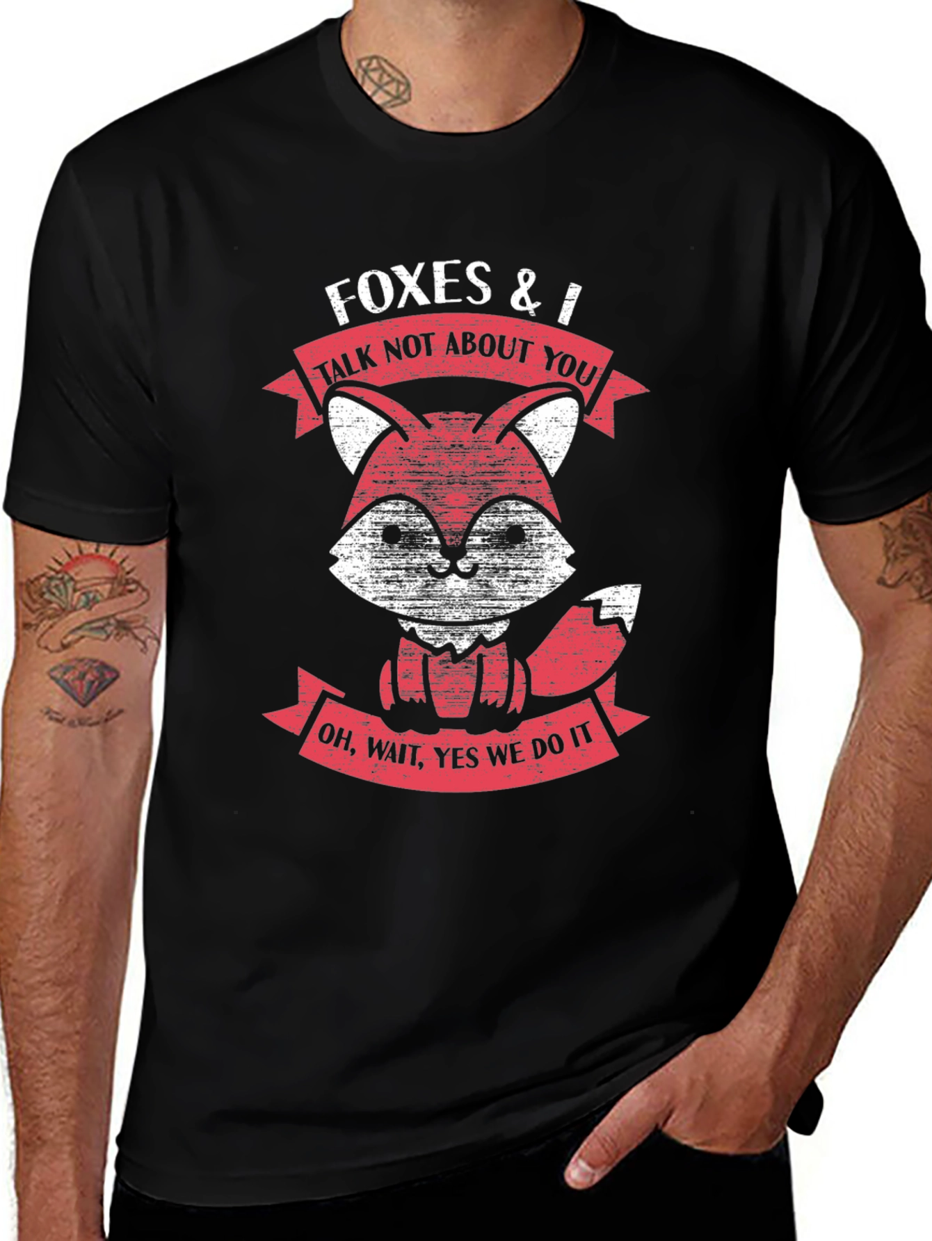 Variant 6 of Foxes & I Graphic T-Shirt