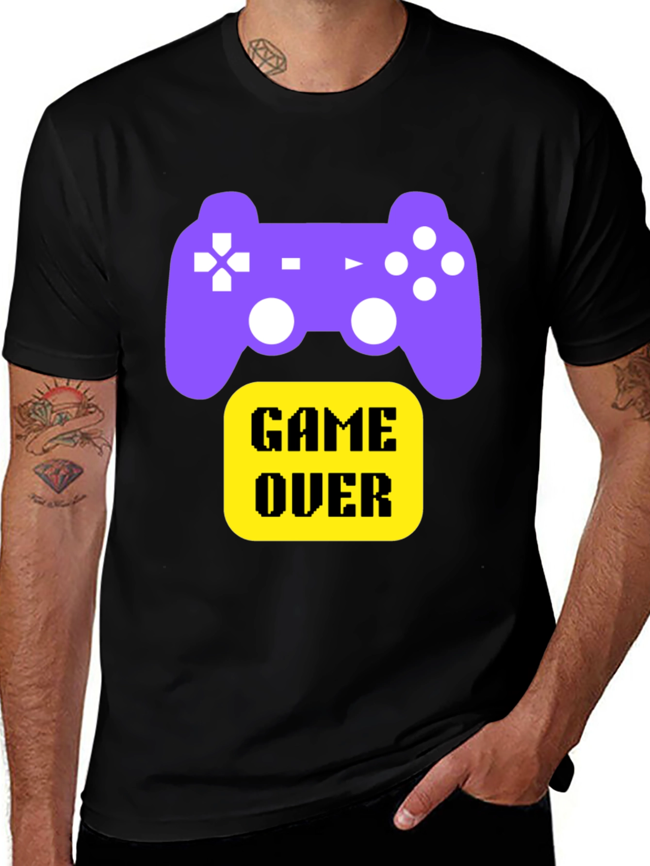 Variant 9 of Game Over Graphic Tee - Gamer Style