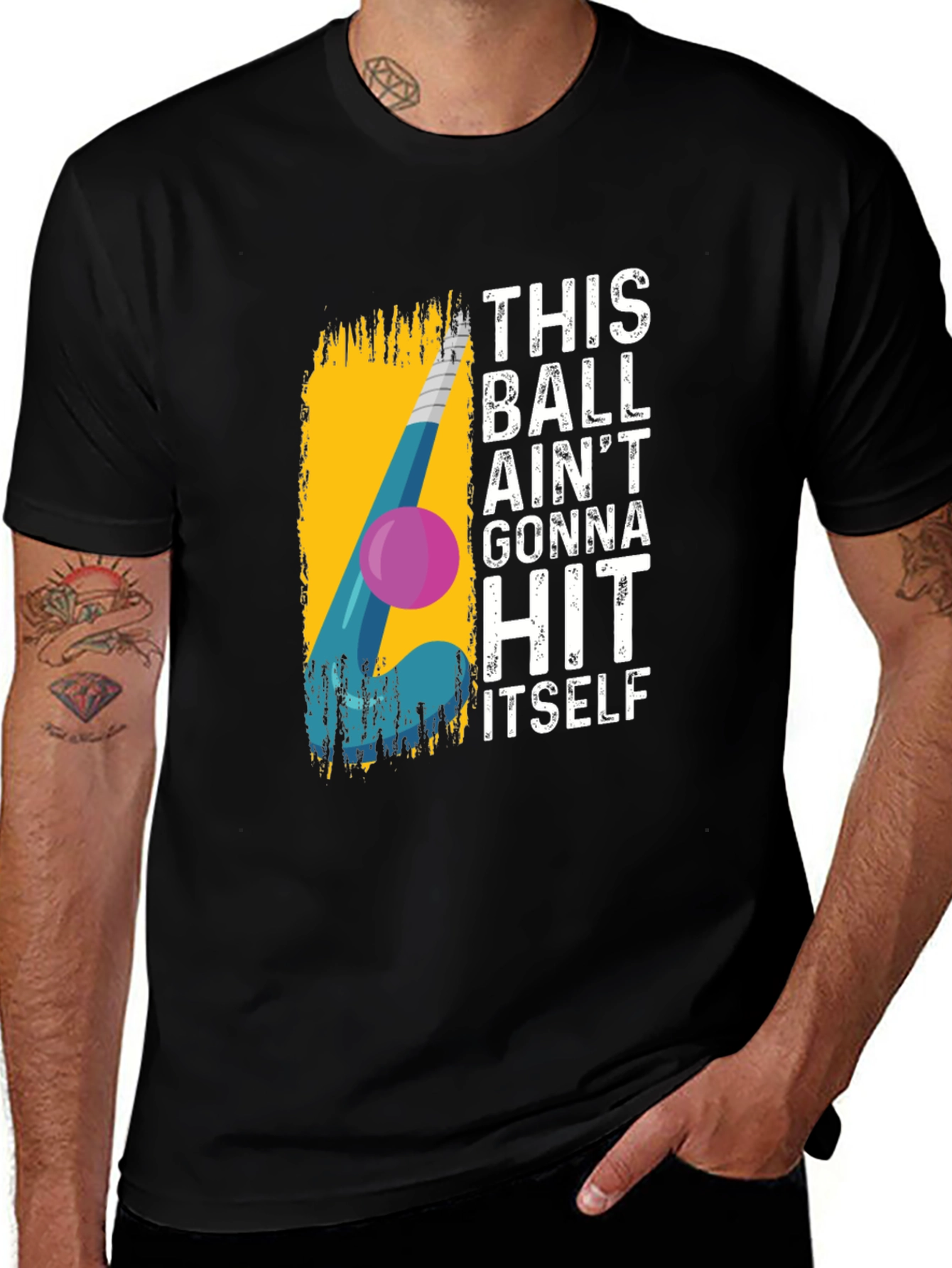 Funny Billiards T-Shirt - This Ball Ain't Gonna Hit Itself