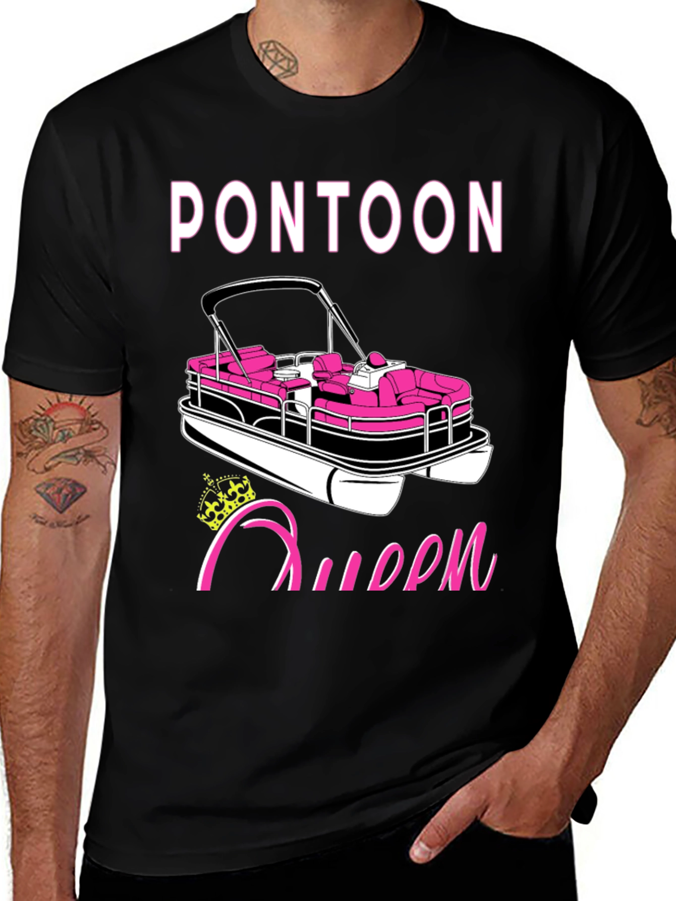 Variant 13 of Pontoon Queen Graphic T-Shirt