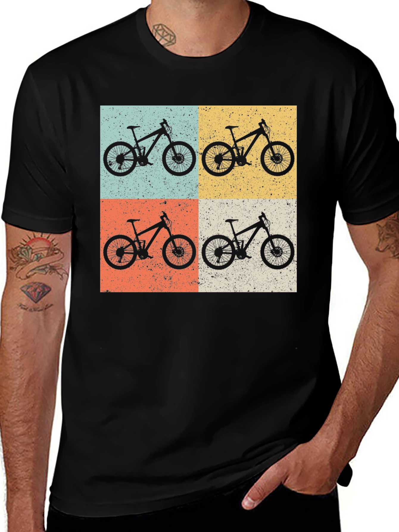 Variant 14 of Retro Mountain Bike Graphic T-Shirt