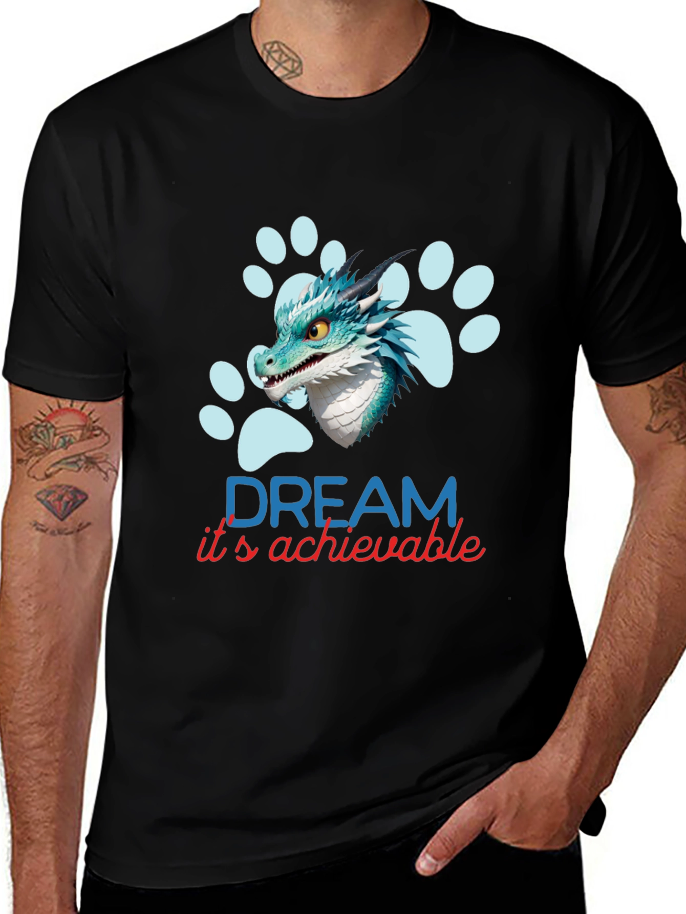 Variant 11 of Dragon Dreamer T-Shirt: Achieve Your Dreams!