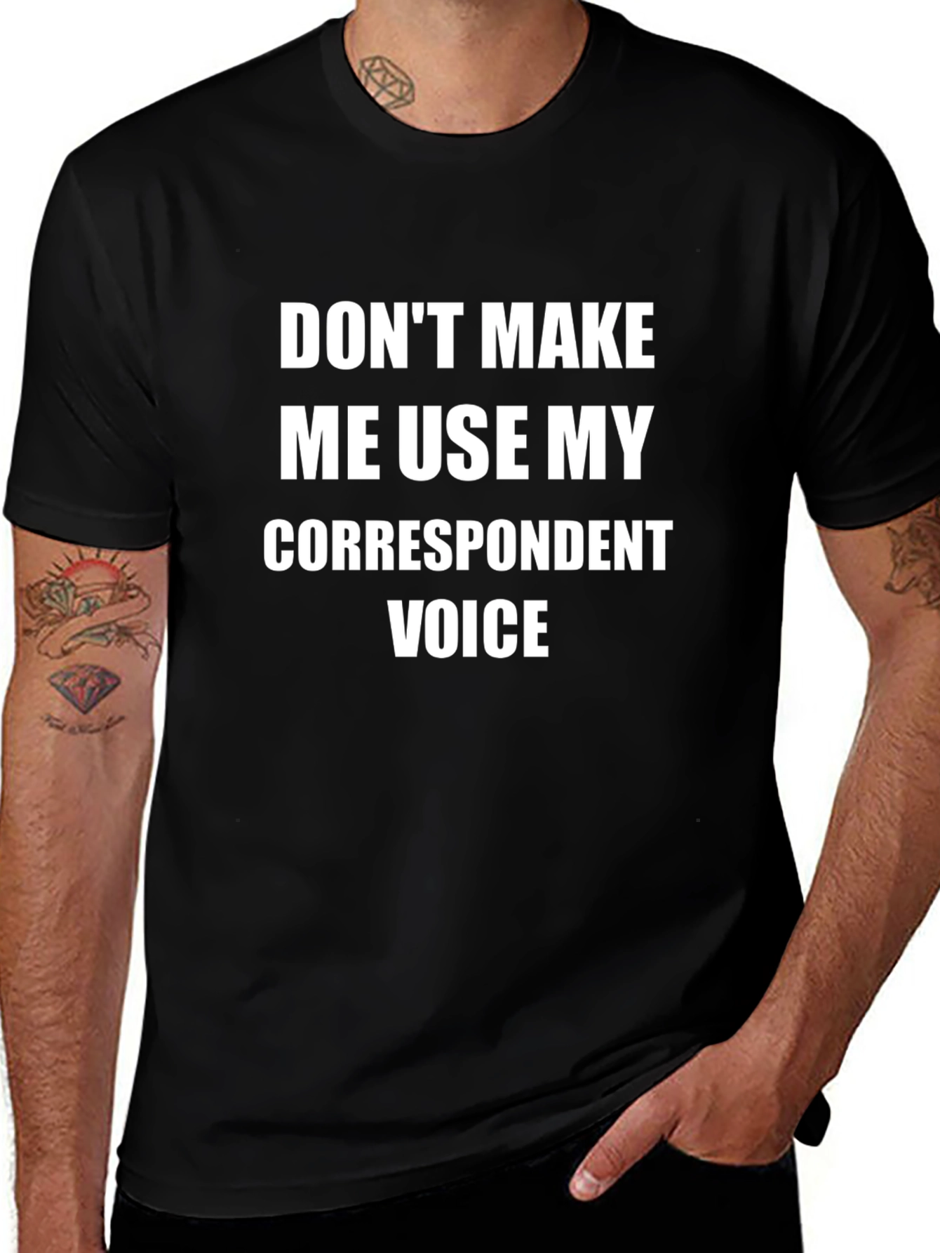 Variant 17 of Correspondent Voice Funny T-Shirt