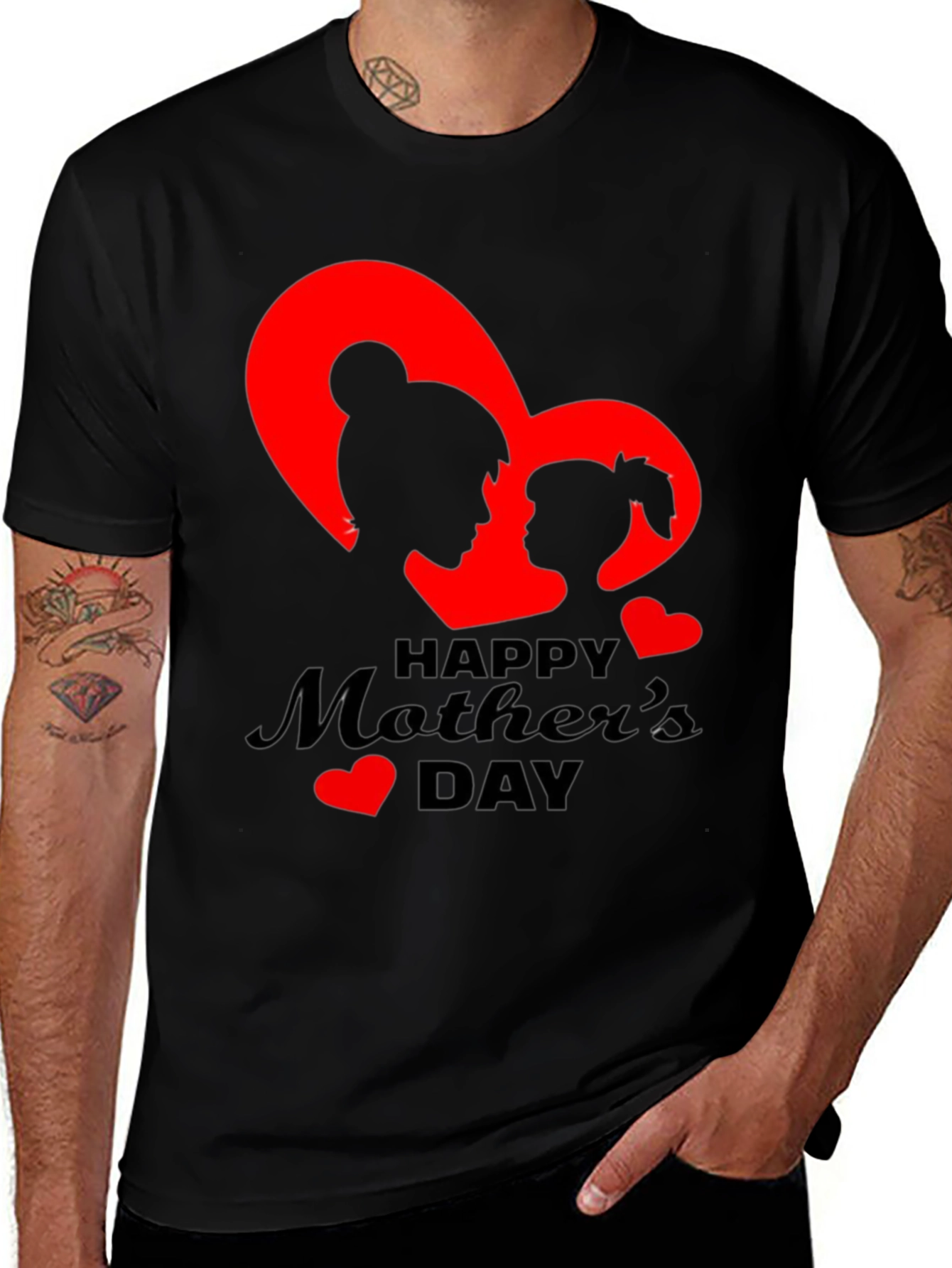 Mother's Day Silhouette Graphic Tee