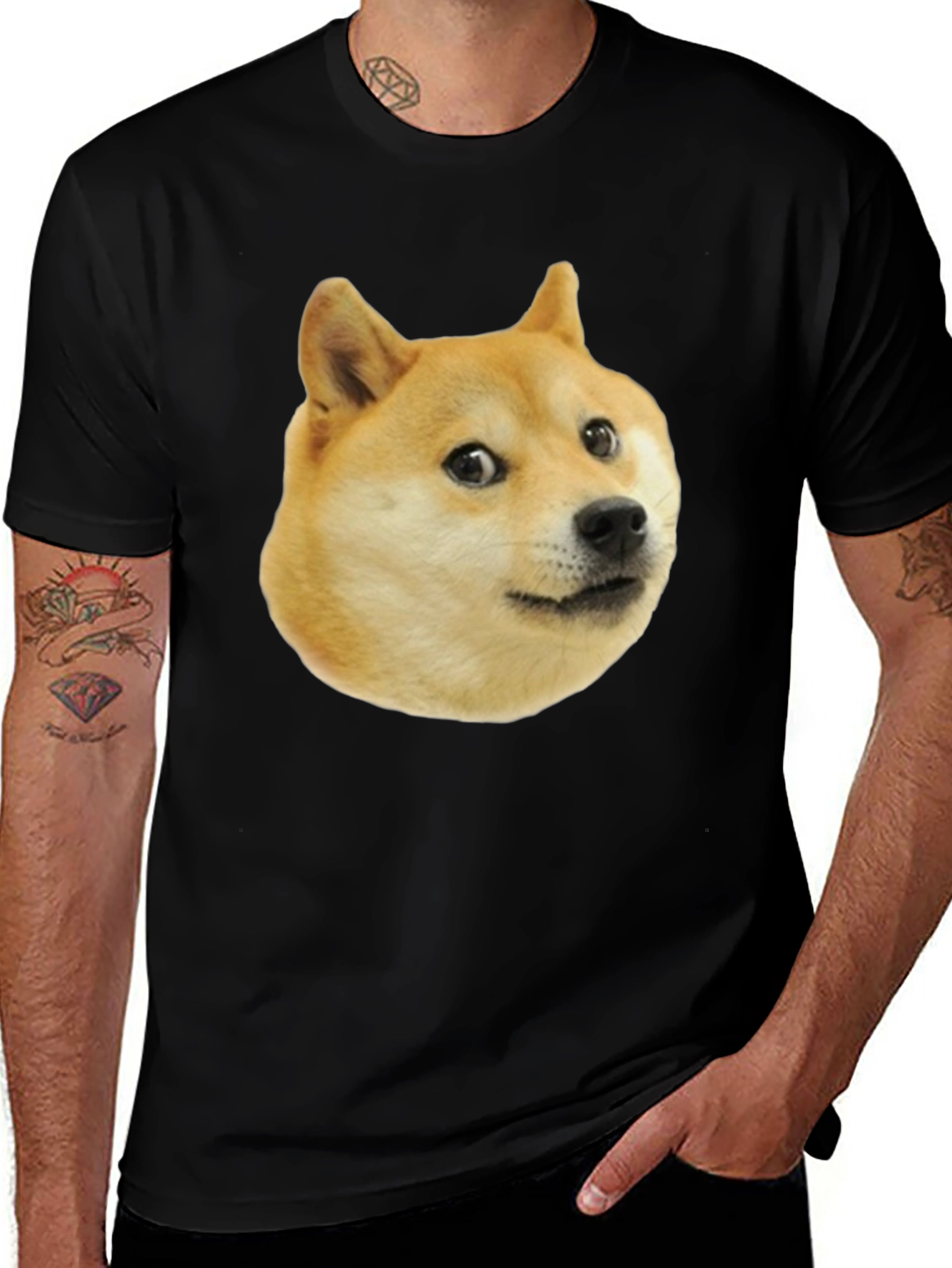 Doge Meme T-Shirt -  Unisex Crew Neck