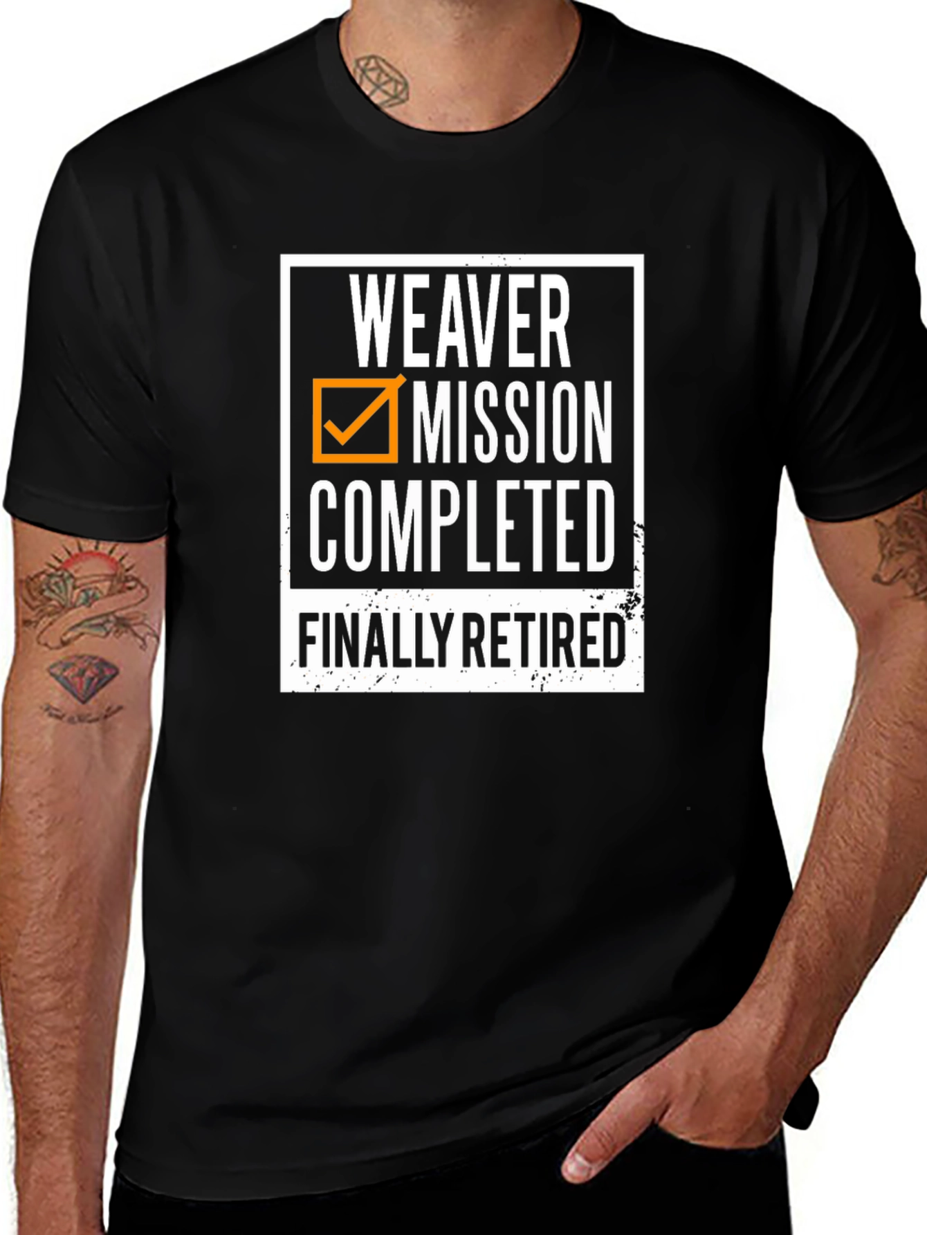 Variant 23 of Weaver Mission Completed, Finally Retired T-Shirt