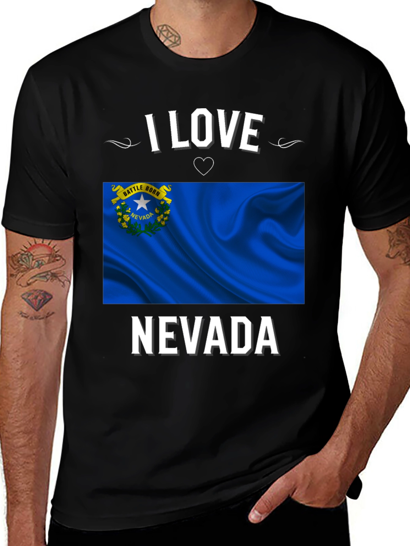 I Love Nevada T-Shirt - State Pride Tee