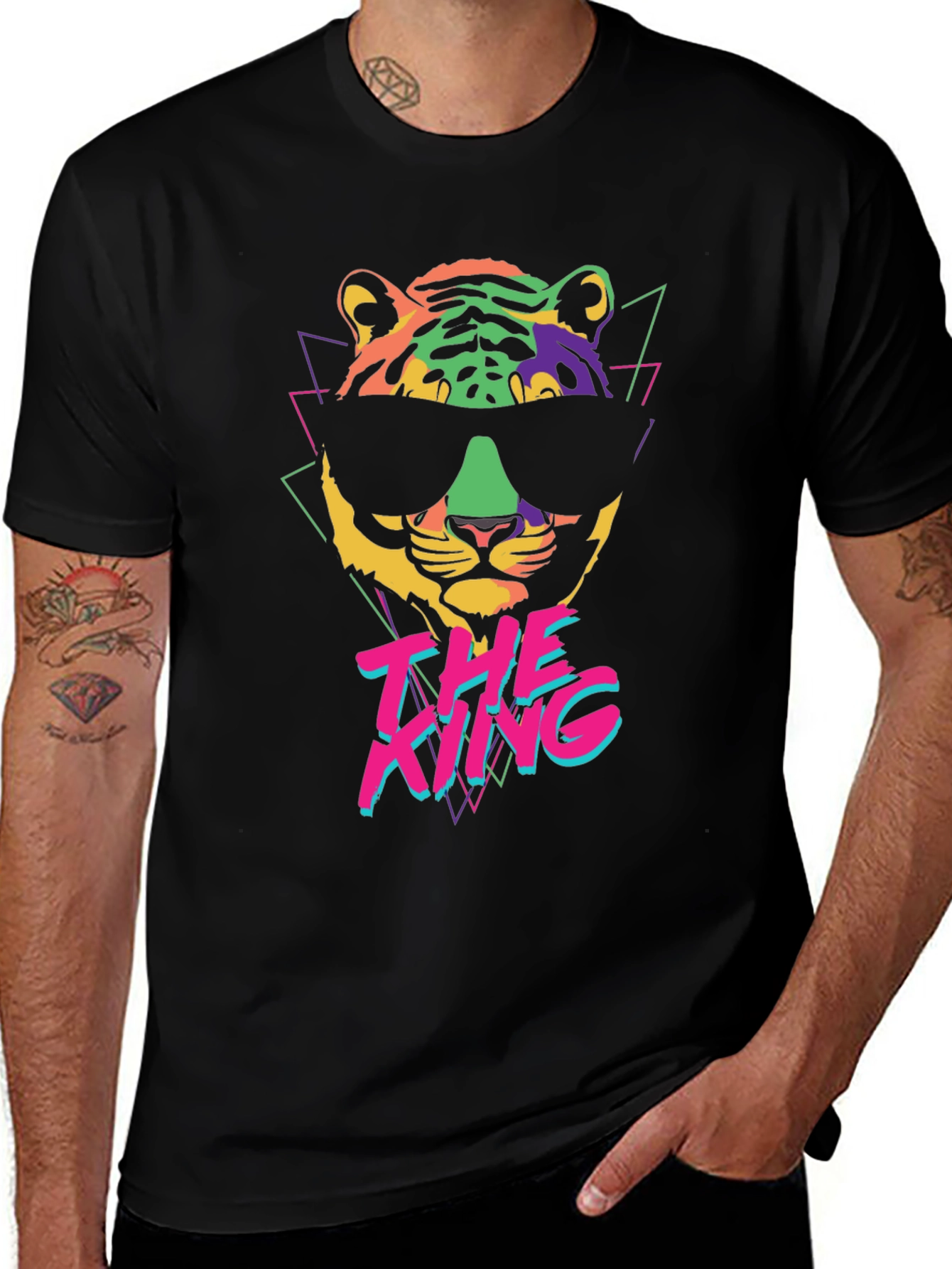 Variant 29 of Cool Tiger King Graphic Tee