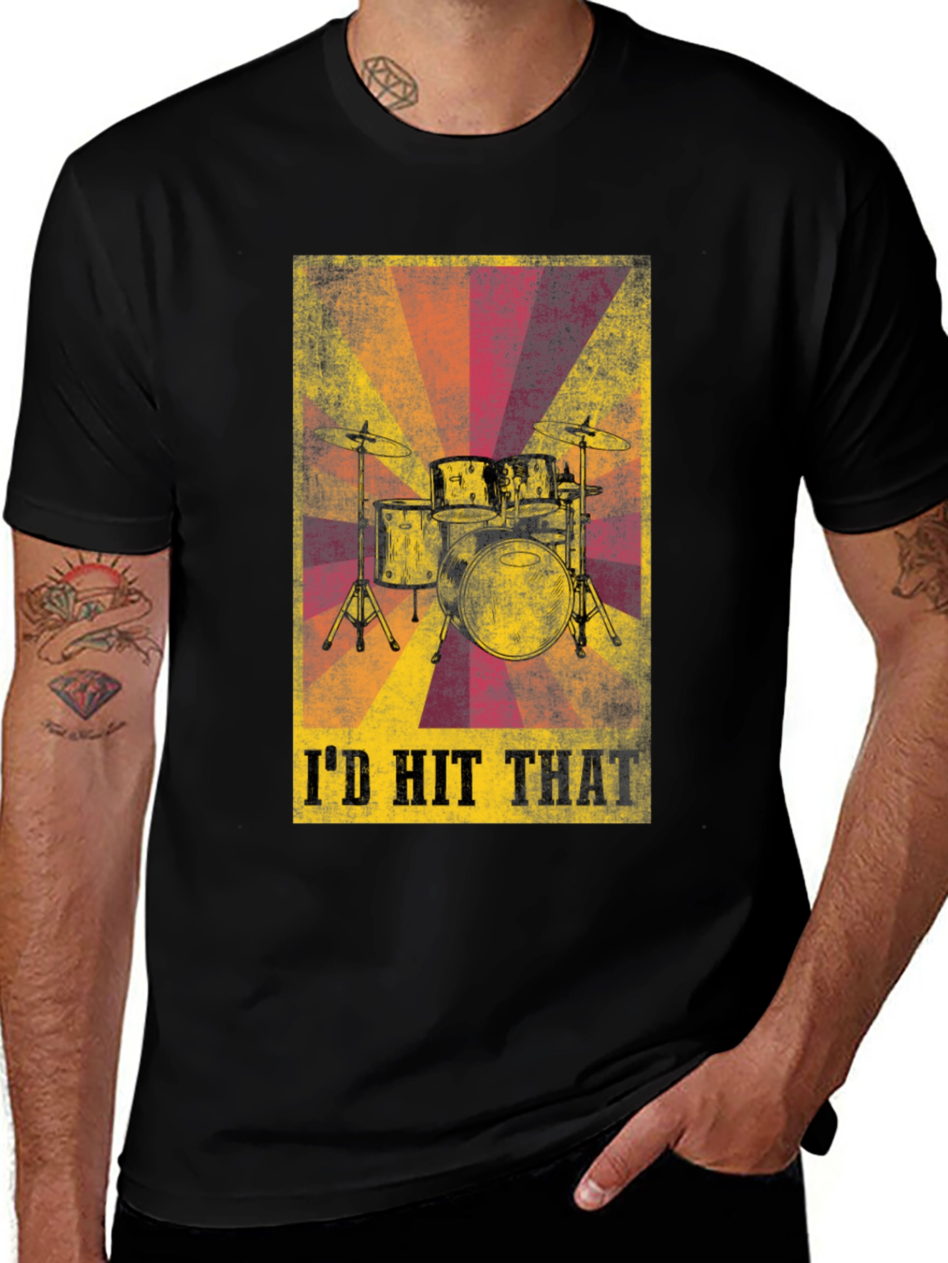 Variant 22 of I'd Hit That Drum Set T-Shirt