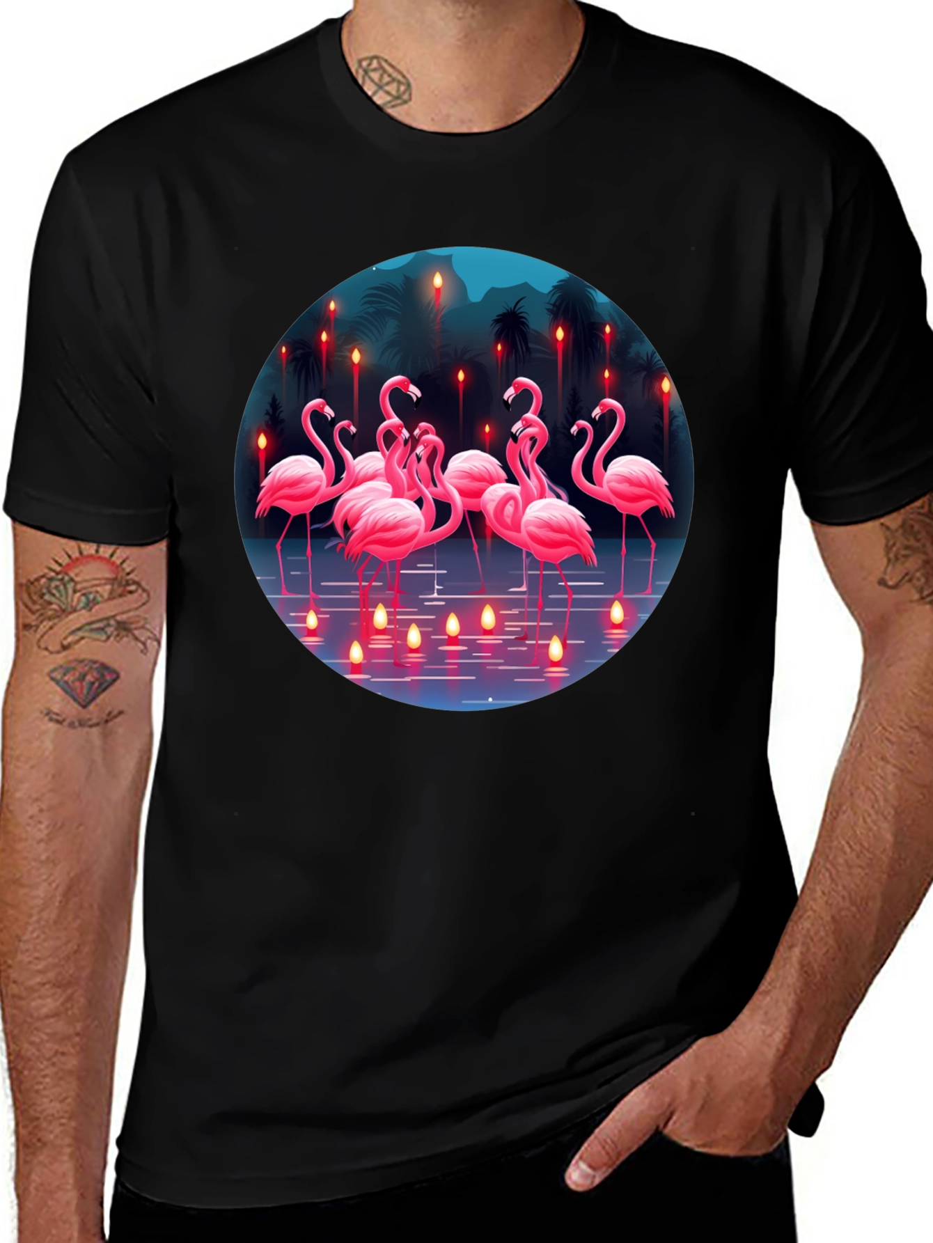 Variant 8 of Flamingo Lake Graphic Tee