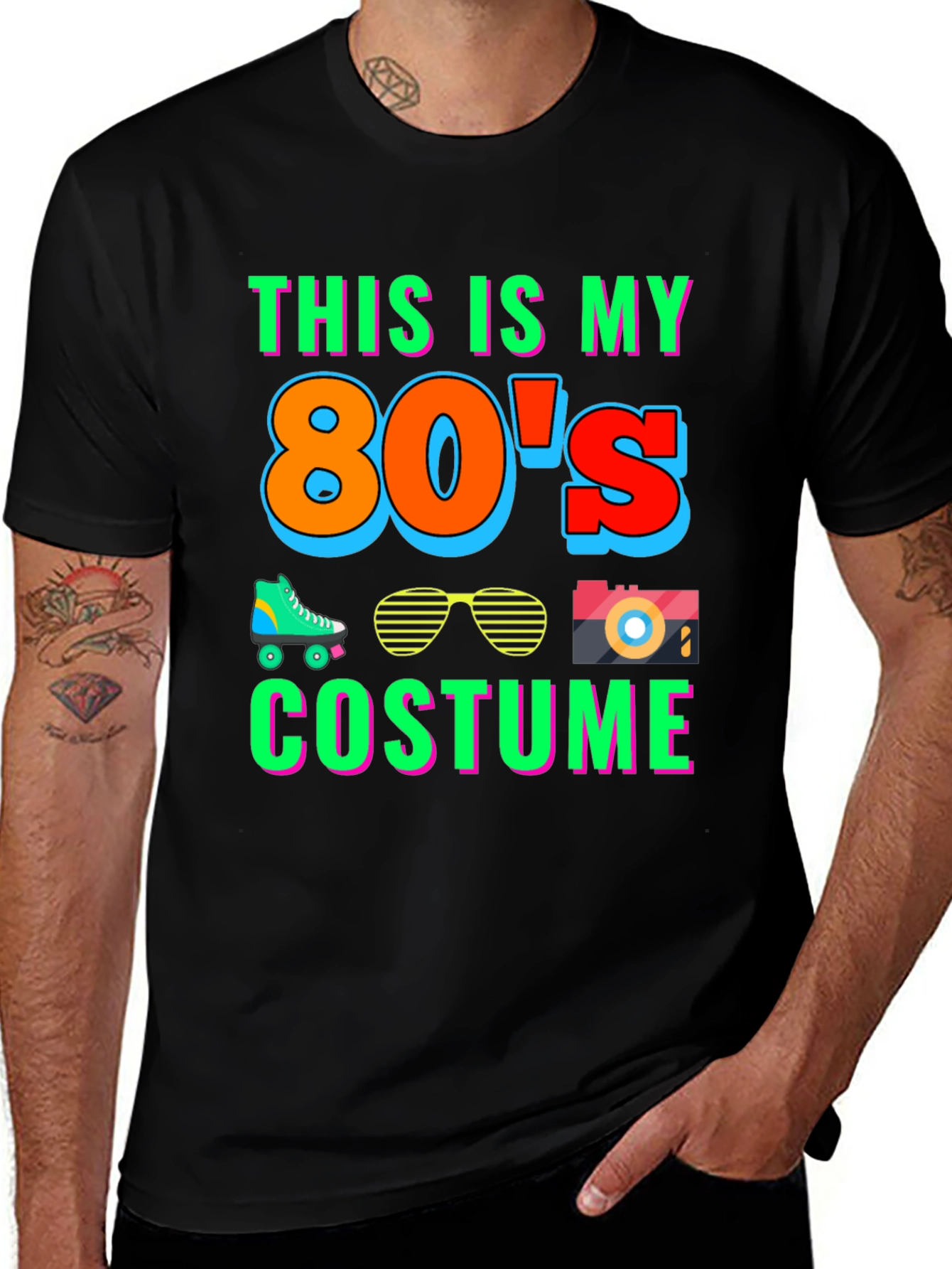Variant 16 of 80's Costume T-Shirt Retro Style