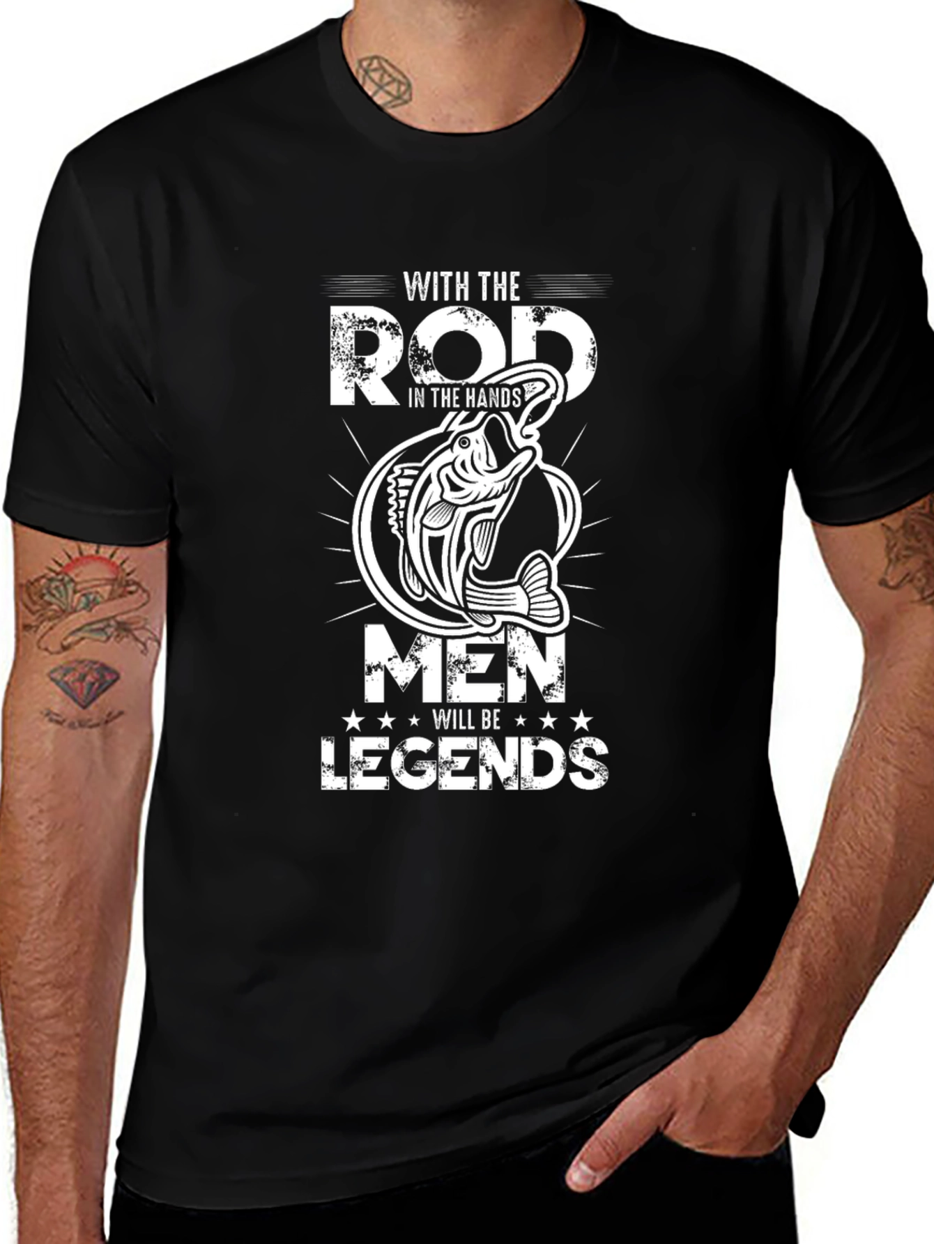 Variant 15 of Fishing Rod Legends Graphic T-Shirt