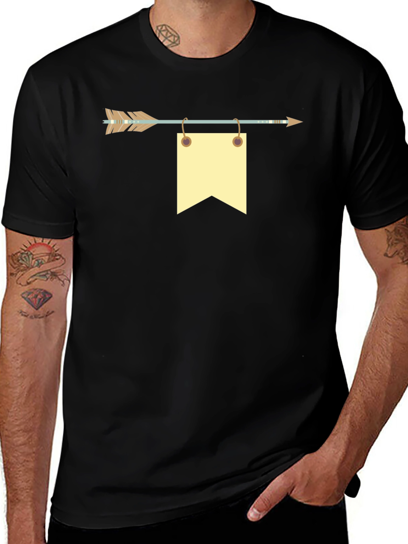 Variant 15 of Arrow & Banner Graphic Tee