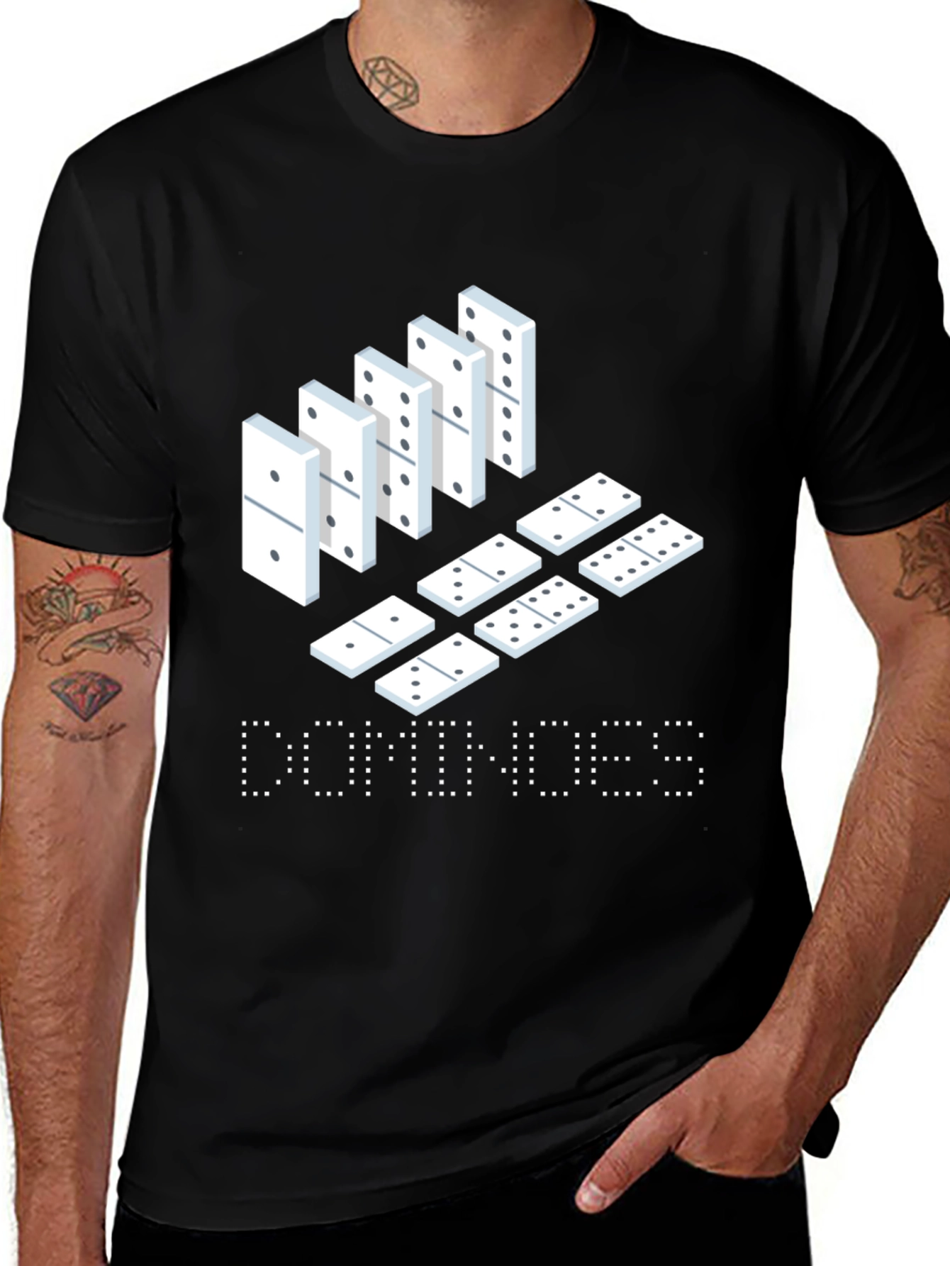Dominoes T-Shirt - Fun Graphic Tee for Game Lovers