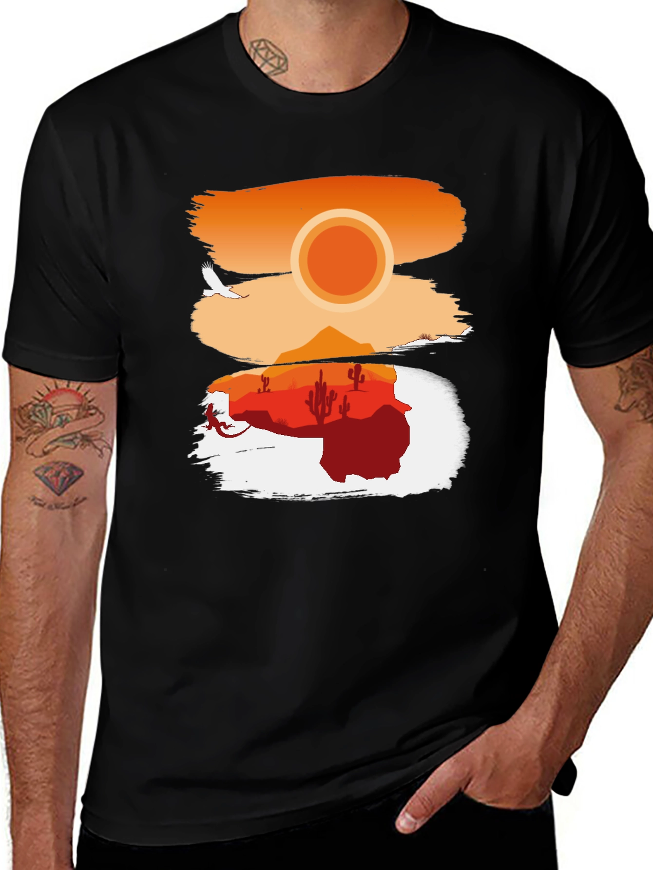 Variant 23 of Desert Sunset Graphic T-Shirt