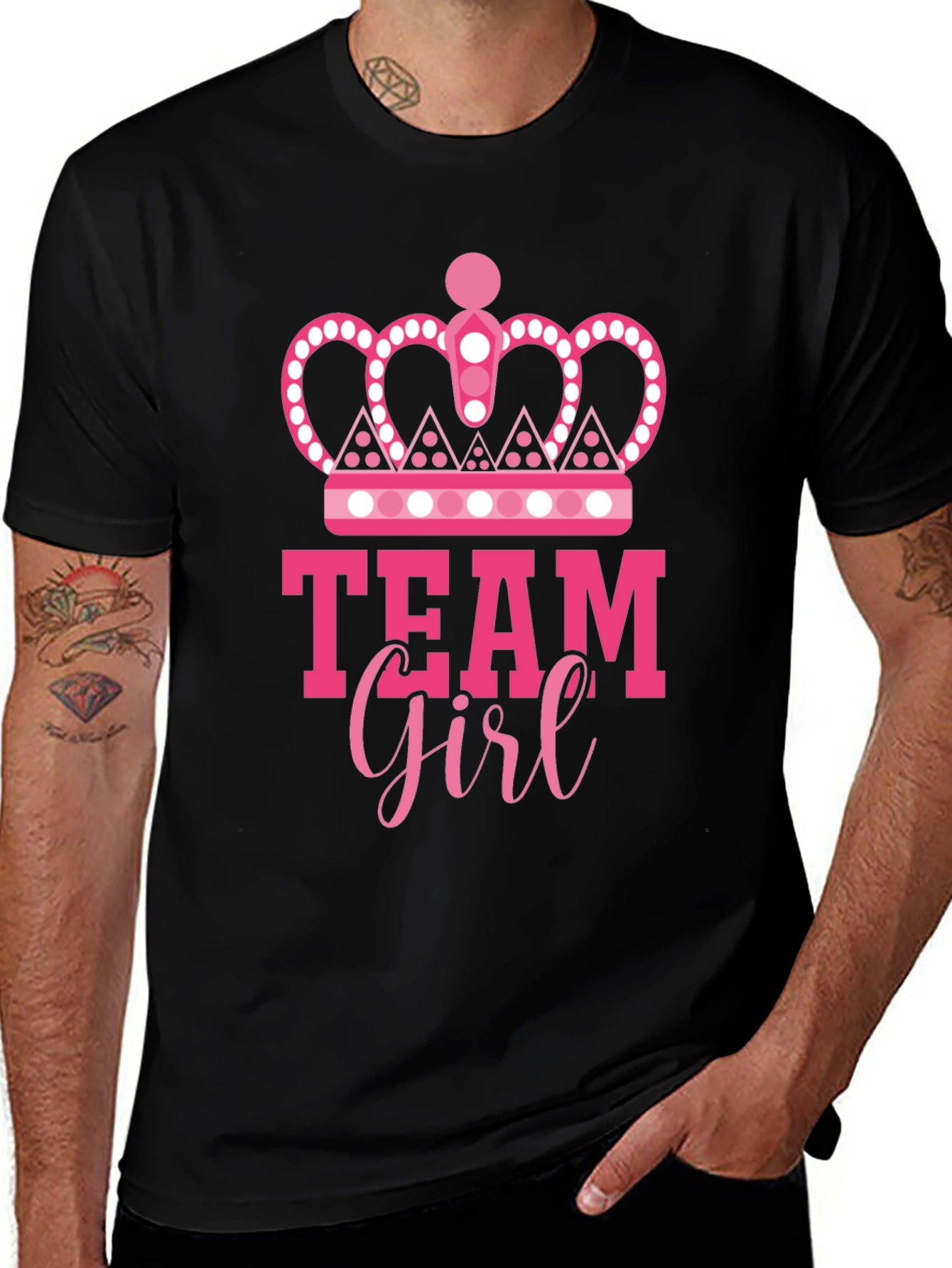 Team Girl Gender Reveal T-Shirt