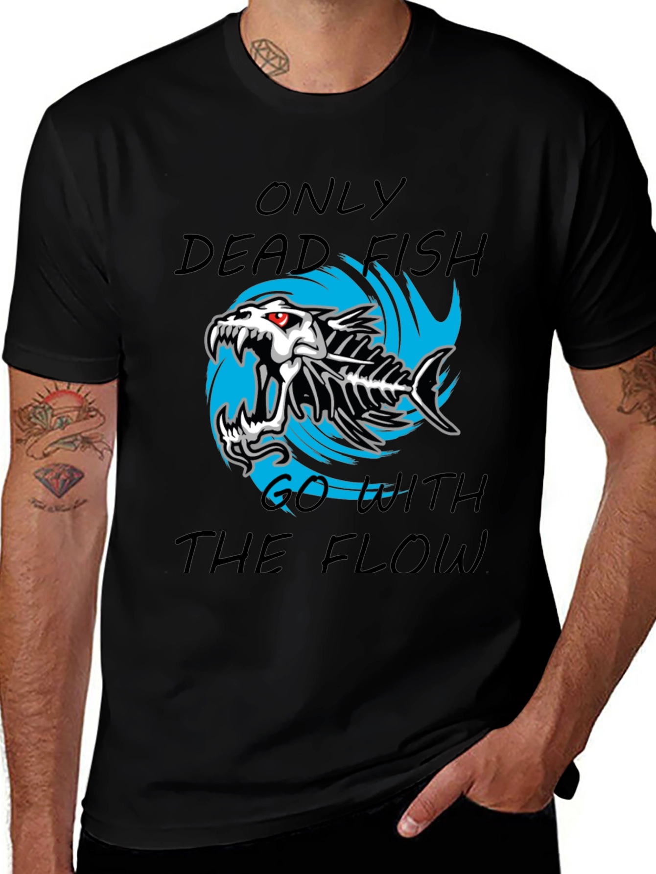 Variant 26 of Dead Fish Flow Graphic T-Shirt