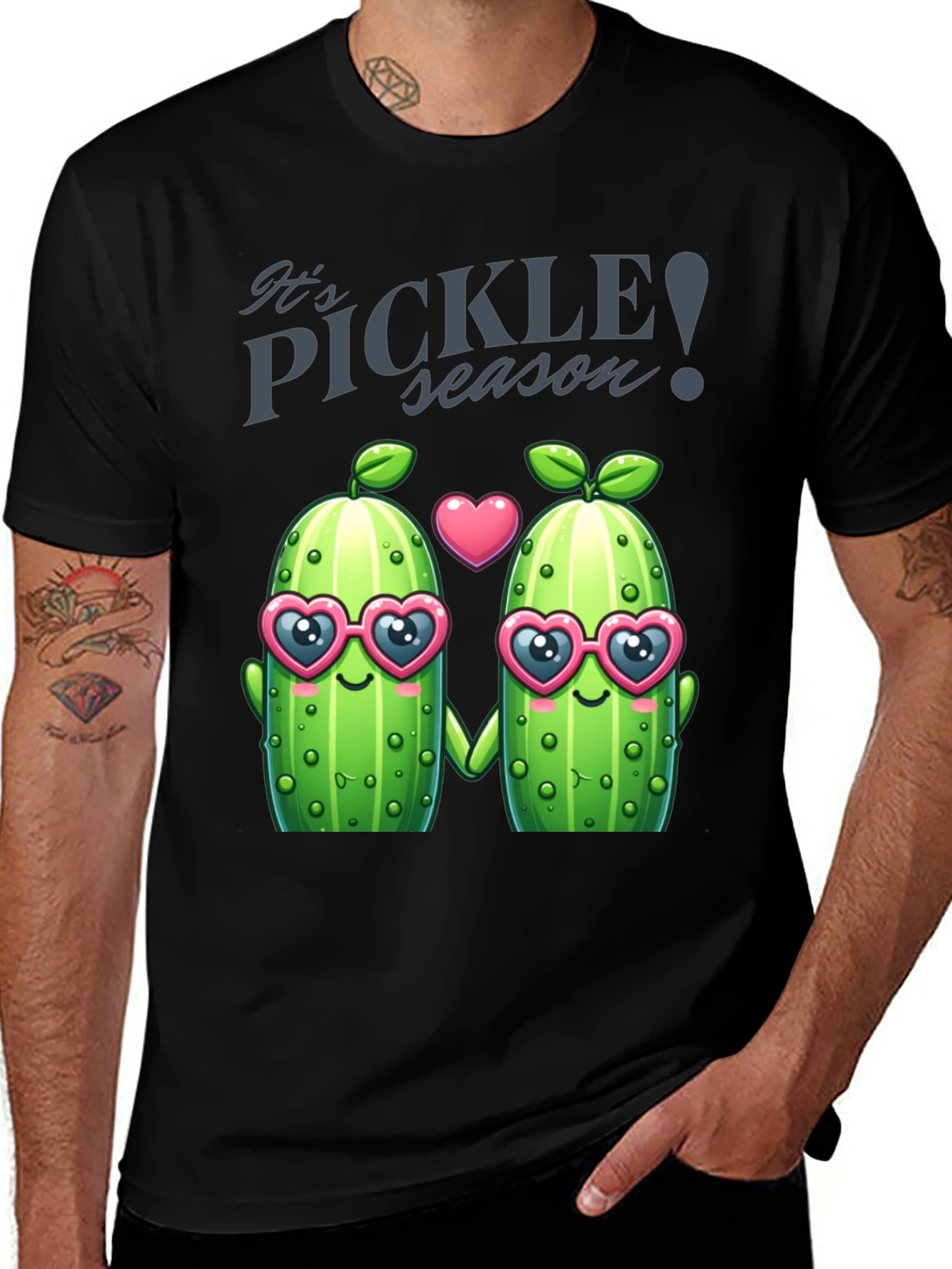Variant 11 of Pickle Season T-Shirt - Funny Cute Pickle Lover Tee