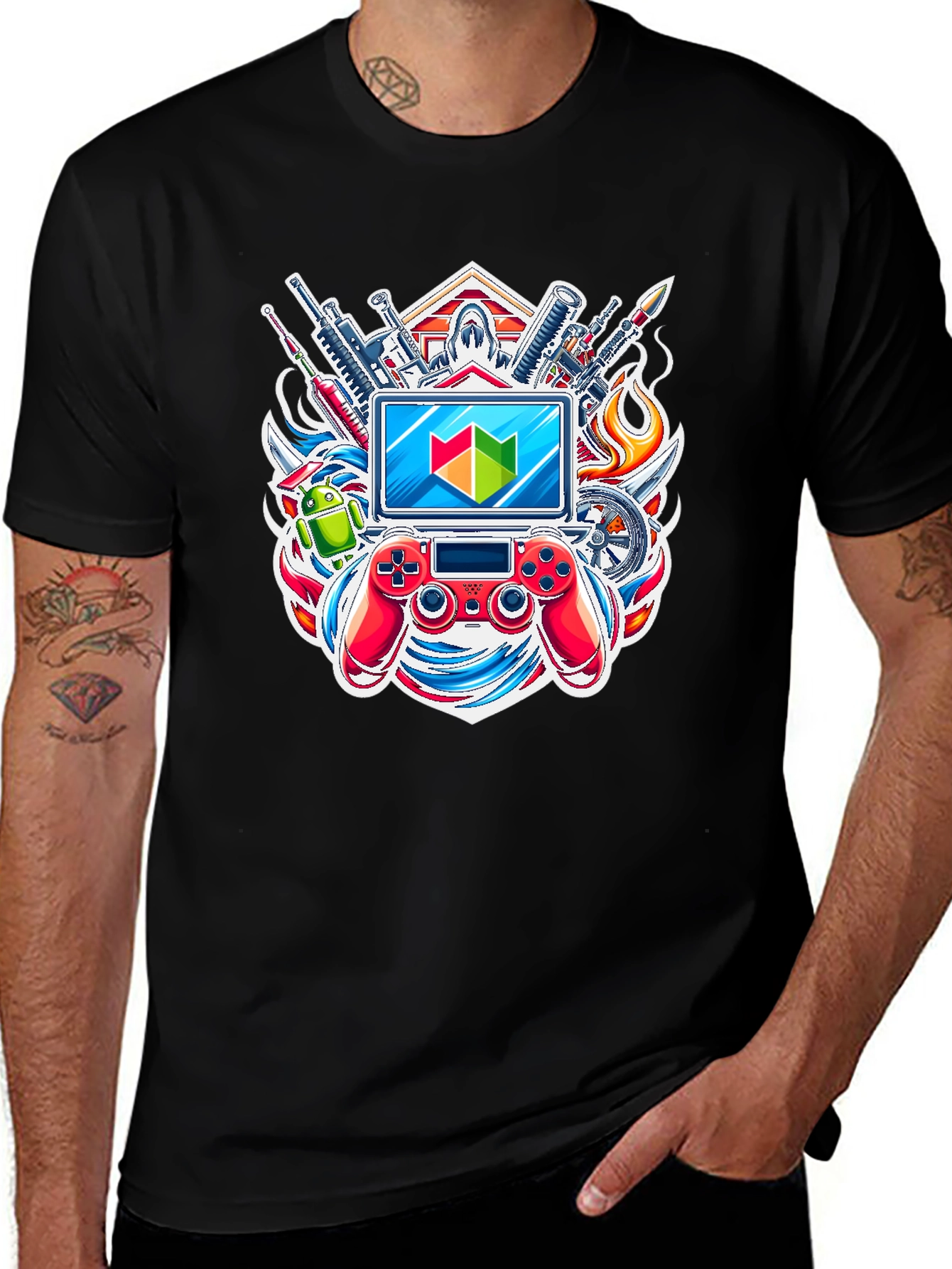 Variant 16 of Gamer's Arsenal T-Shirt